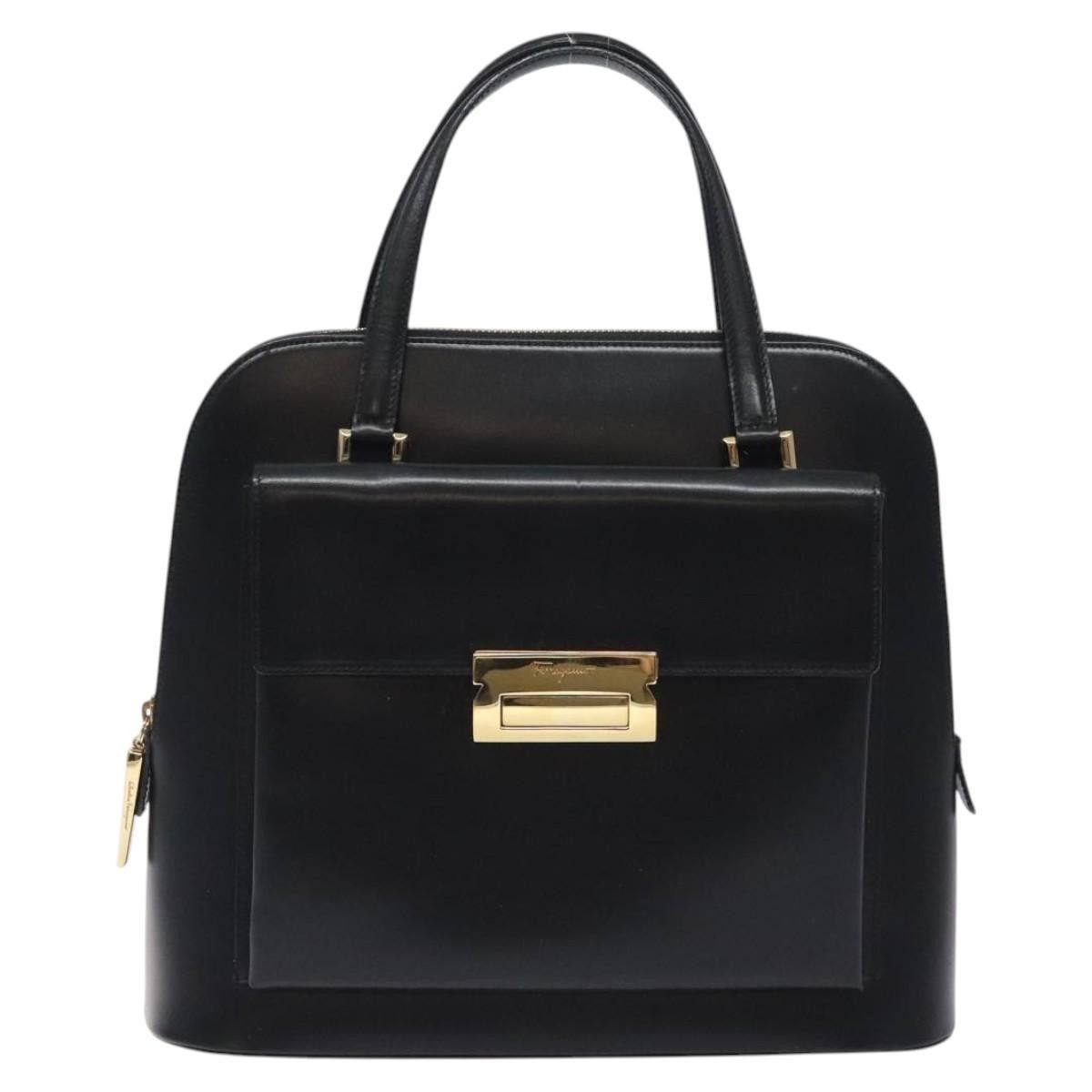Salvatore Ferragamo Salvatore Ferragamo Vintage Zip Handbag Leather Size ONE SIZE - 1 Thumbnail