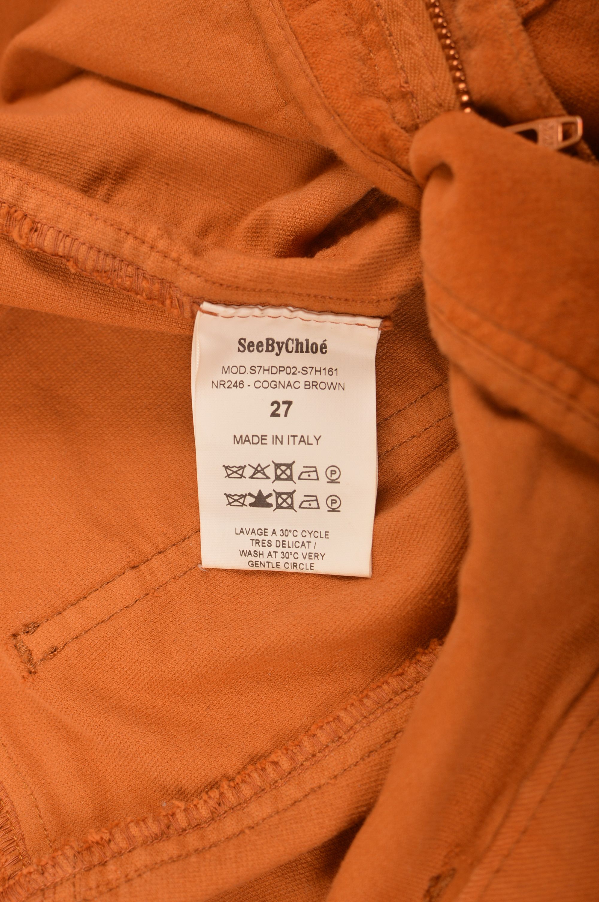 See by Chloe See By Chloe Front Pockets Cognac Brown Pants Size 27" / US 4 / IT 40 - 5 Thumbnail