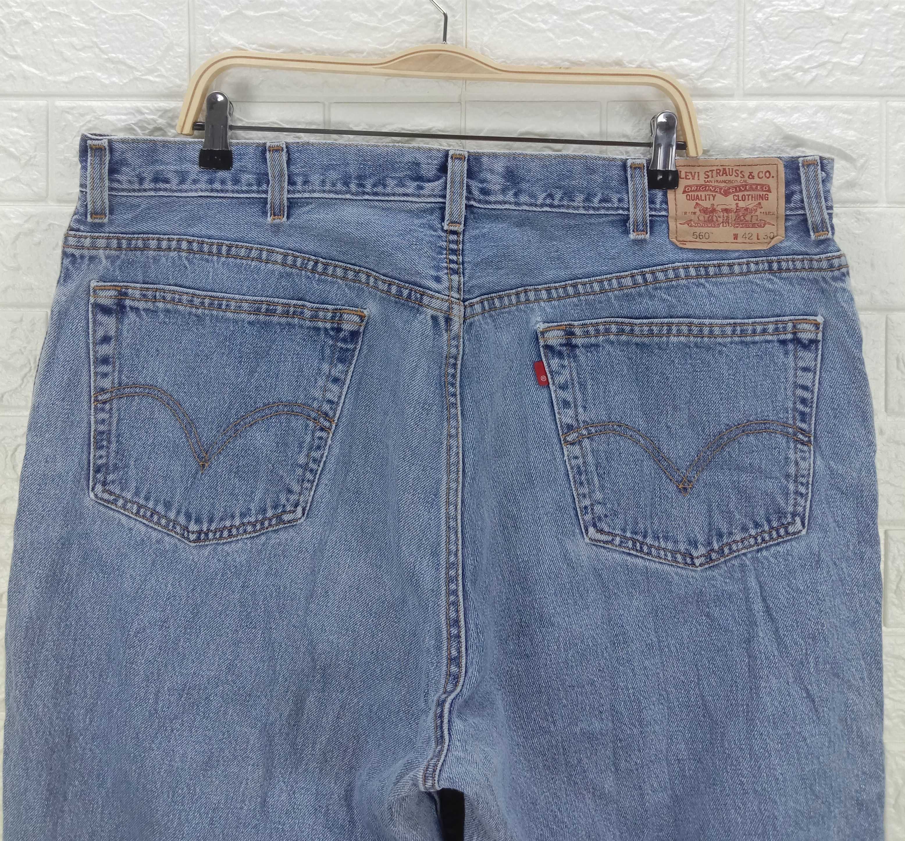 Levi's Vintage Levi's 560 Jeans Comfort Fit Denim Size US 41 - 6 Thumbnail