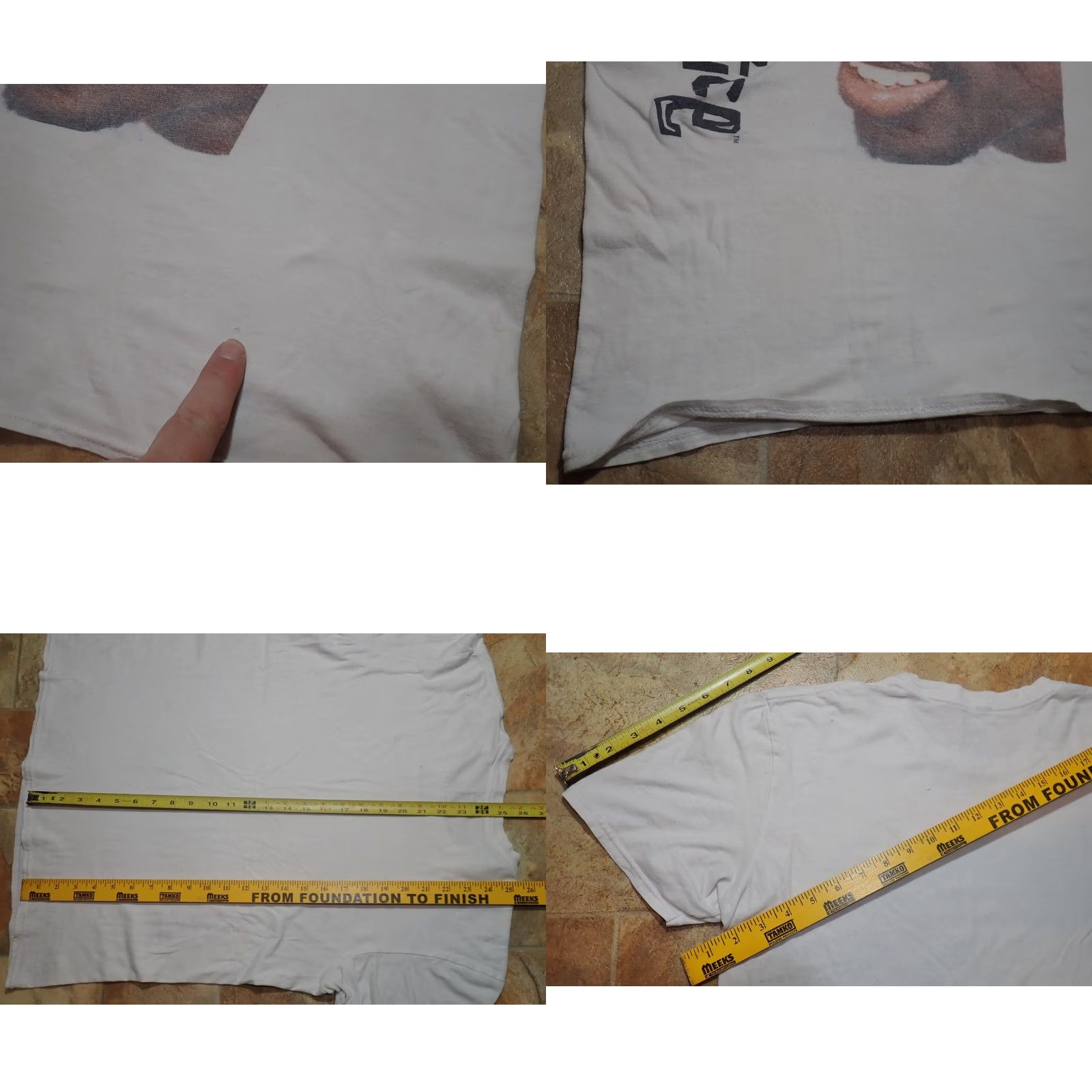 Vintage VINTAGE Rare Poetic Justice Adult Medium Tupac T-Shirt Mens WHITE Graphic Print 90s Hip Hop Tee Size US M / EU 48-50 / 2 - 9 Thumbnail
