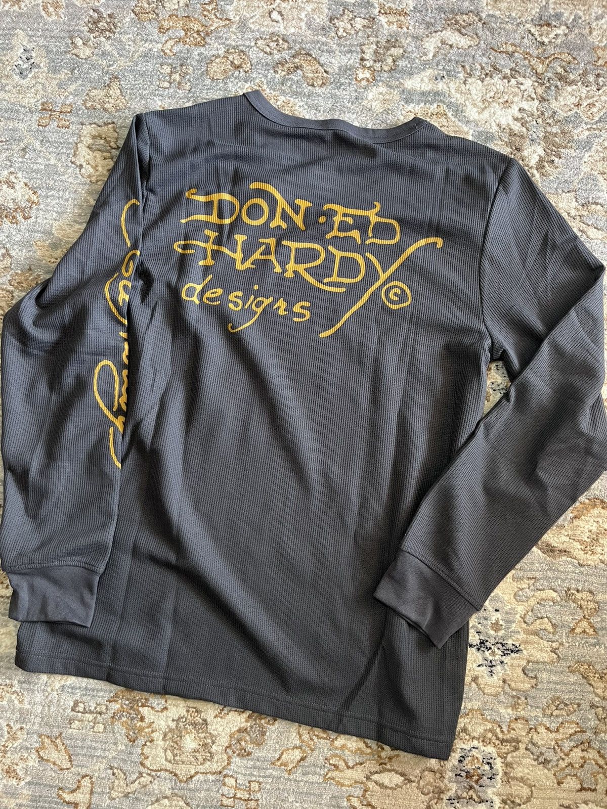 Ed Hardy ED HARDY GRAPHIC GREY MENS Y2K THERMAL S Size US S / EU 44-46 / 1 - 2 Thumbnail