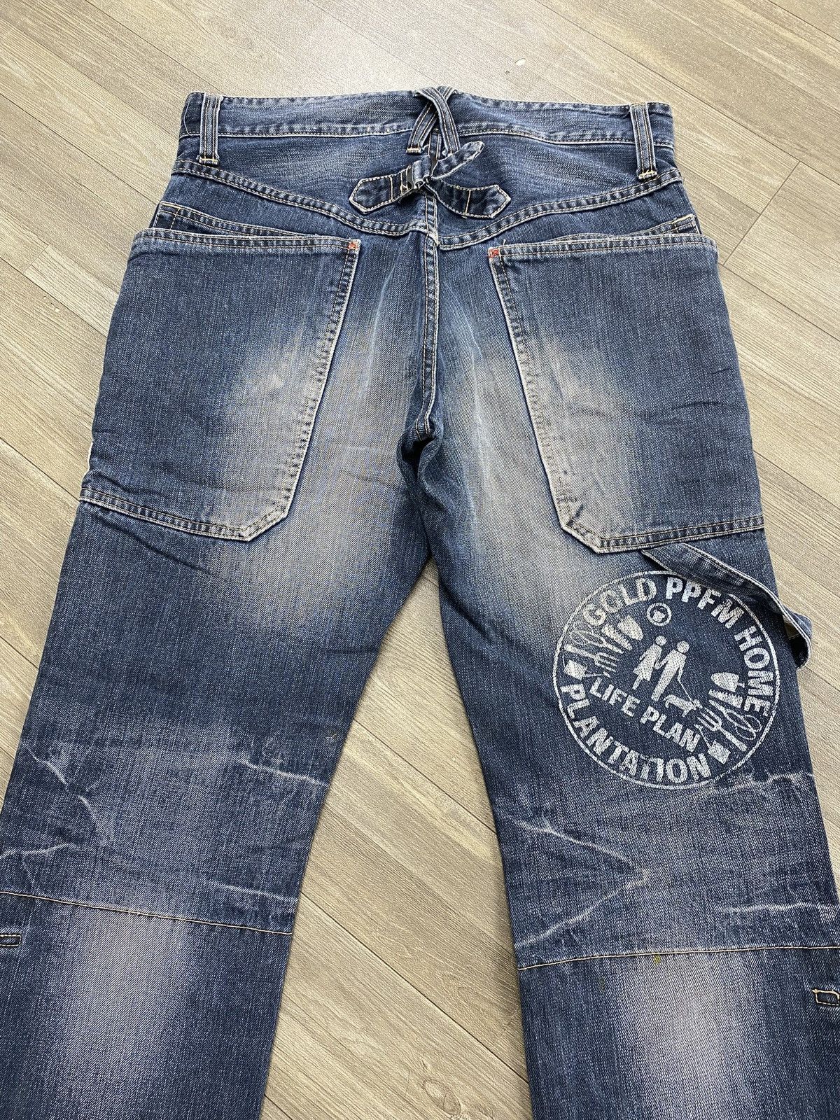 PPFM PPFM Platation Multipocket The Dessert Fox Distressed Jeans Size US 31 - 9 Thumbnail
