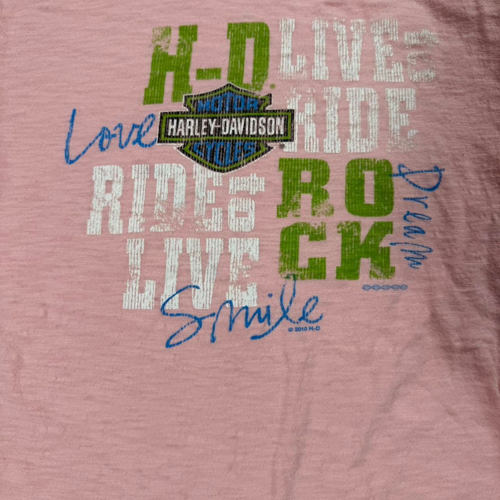 Harley Davidson Harley davidson pink baby tee Size XS / US 0-2 / IT 36-38 - 3 Thumbnail