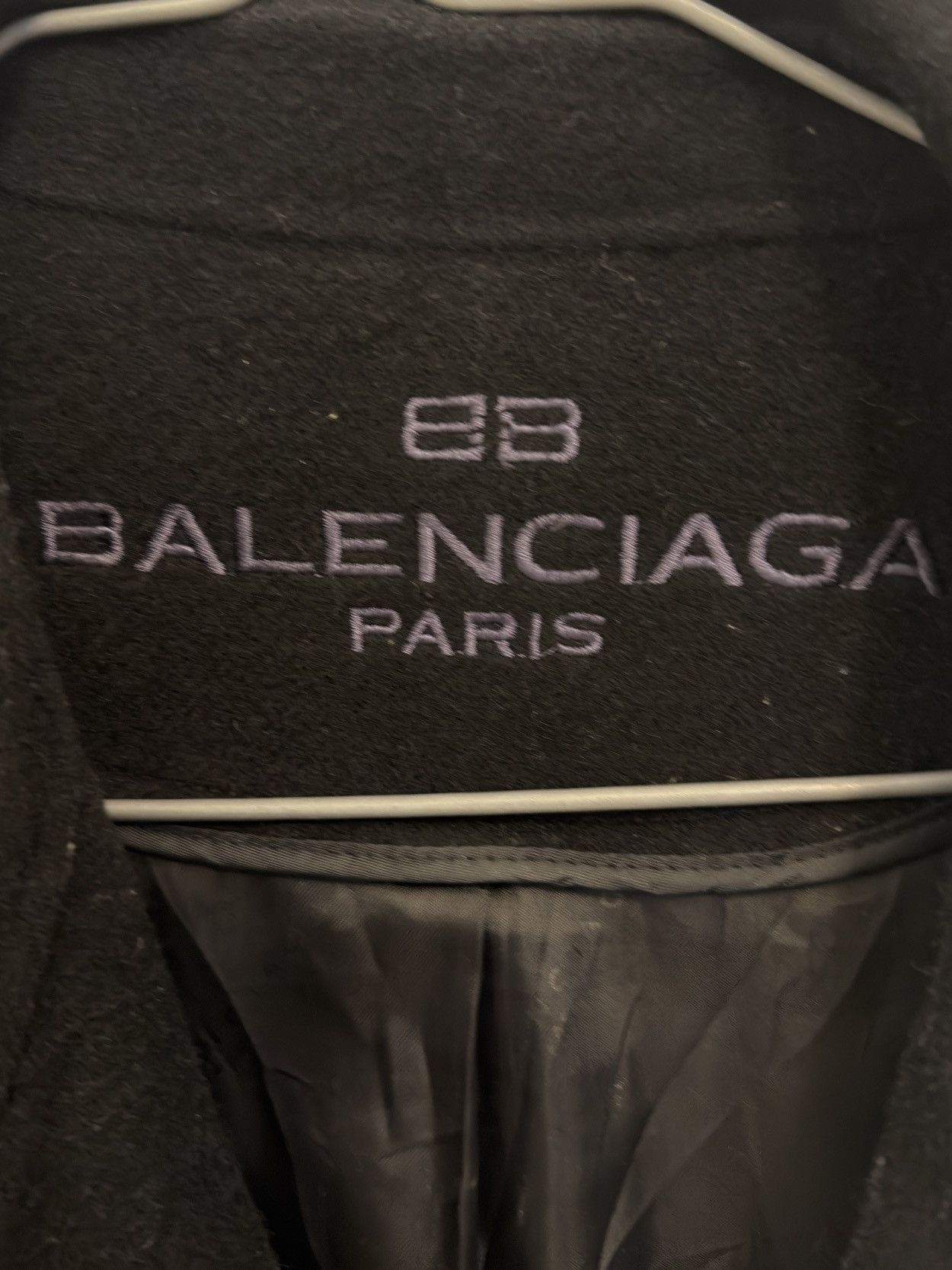 Balenciaga 🔥VINTAGE BALENCIAGA PARIS COAT WOOL Size US L / EU 52-54 / 3 - 6 Thumbnail