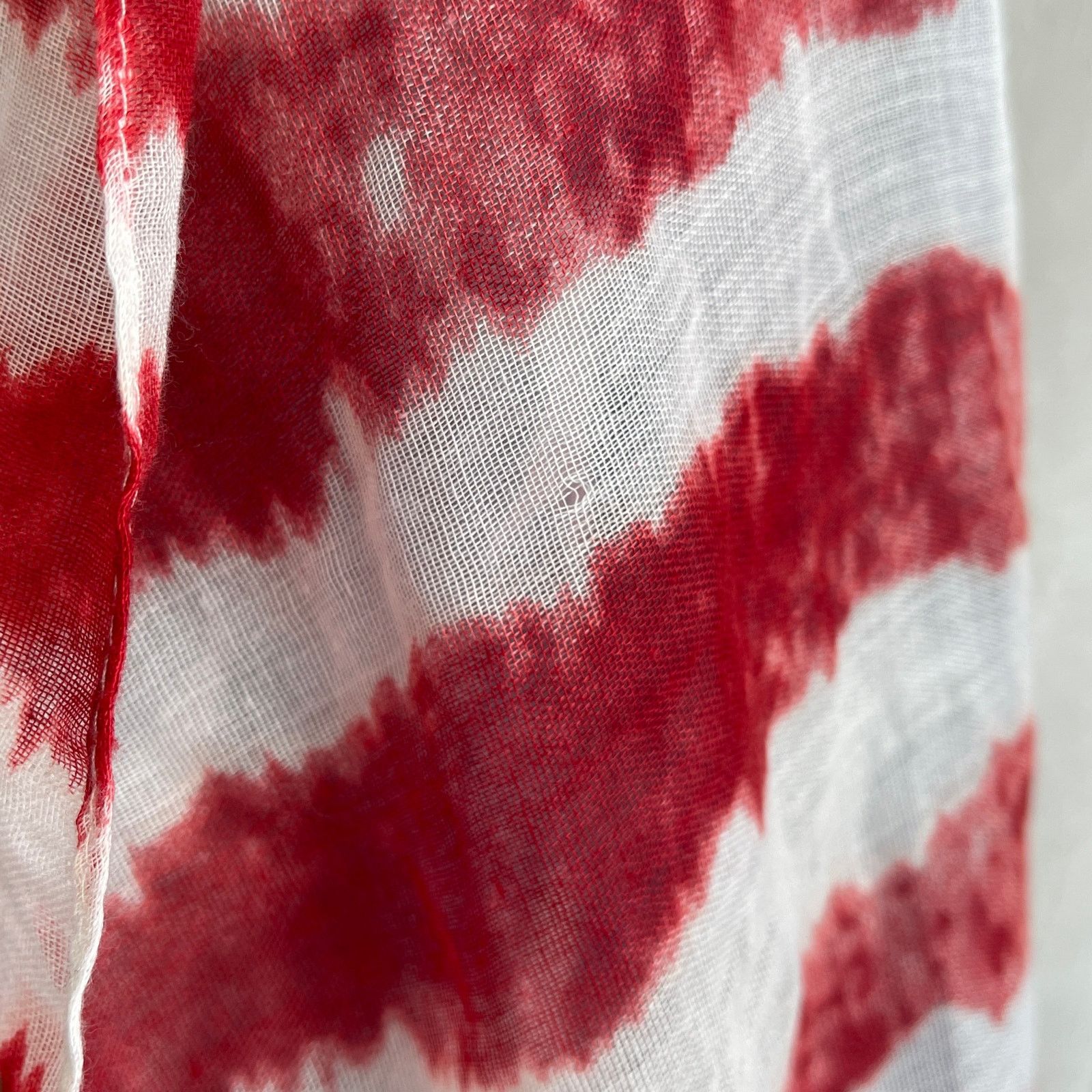 Other American Flag Sheer Scarf Raw Edge USA 4th of July Patriotic Size ONE SIZE - 20 Thumbnail