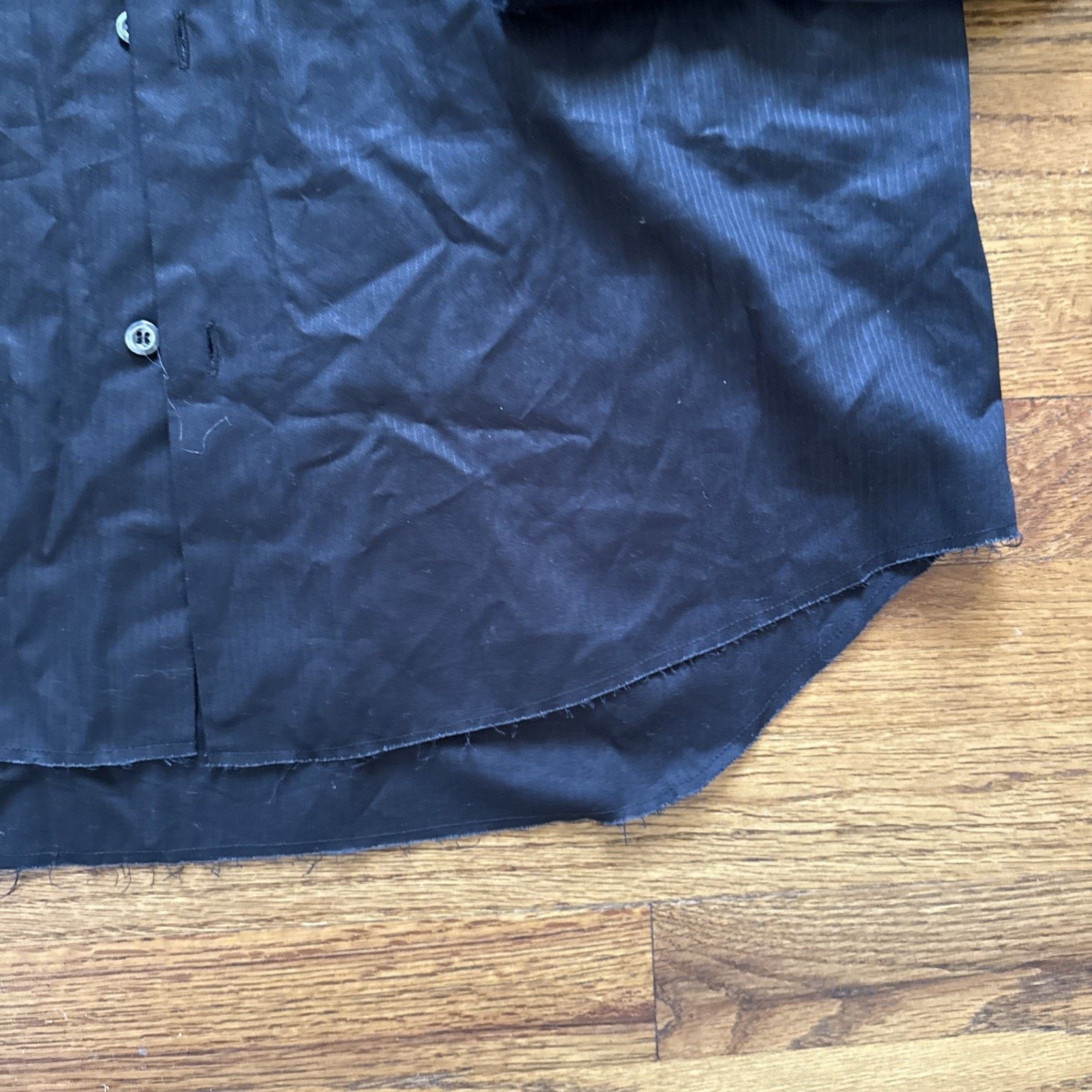 424 424 ON FAIRFAX Men’s Casual Black Long Sleeve Buttoned Shirt Size US XL / EU 56 / 4 - 6 Thumbnail