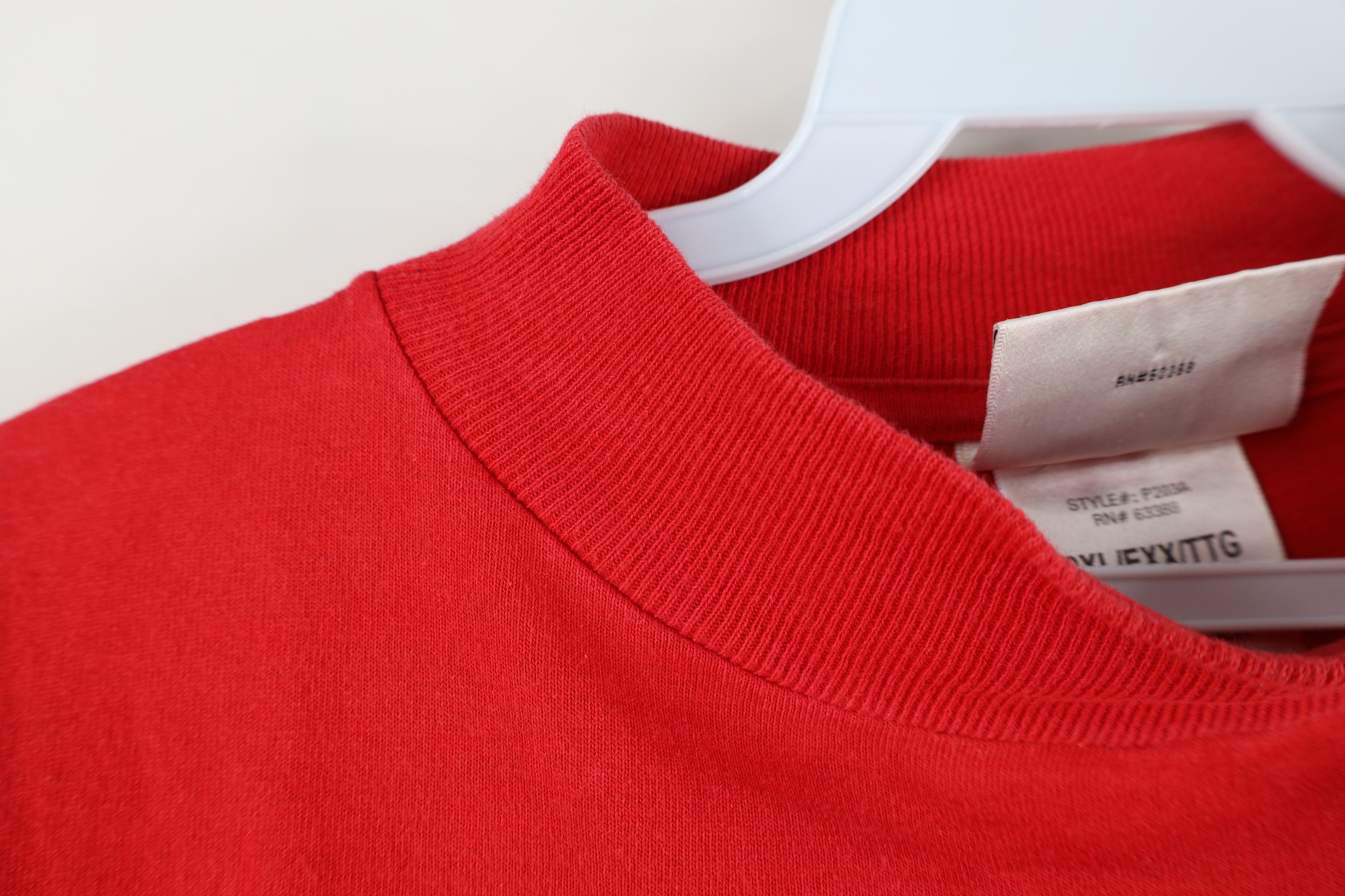 Puma Vintage 90s Puma Red Wings Hockey Mock Neck T-Shirt Red Size US XXL / EU 58 / 5 - 5 Thumbnail