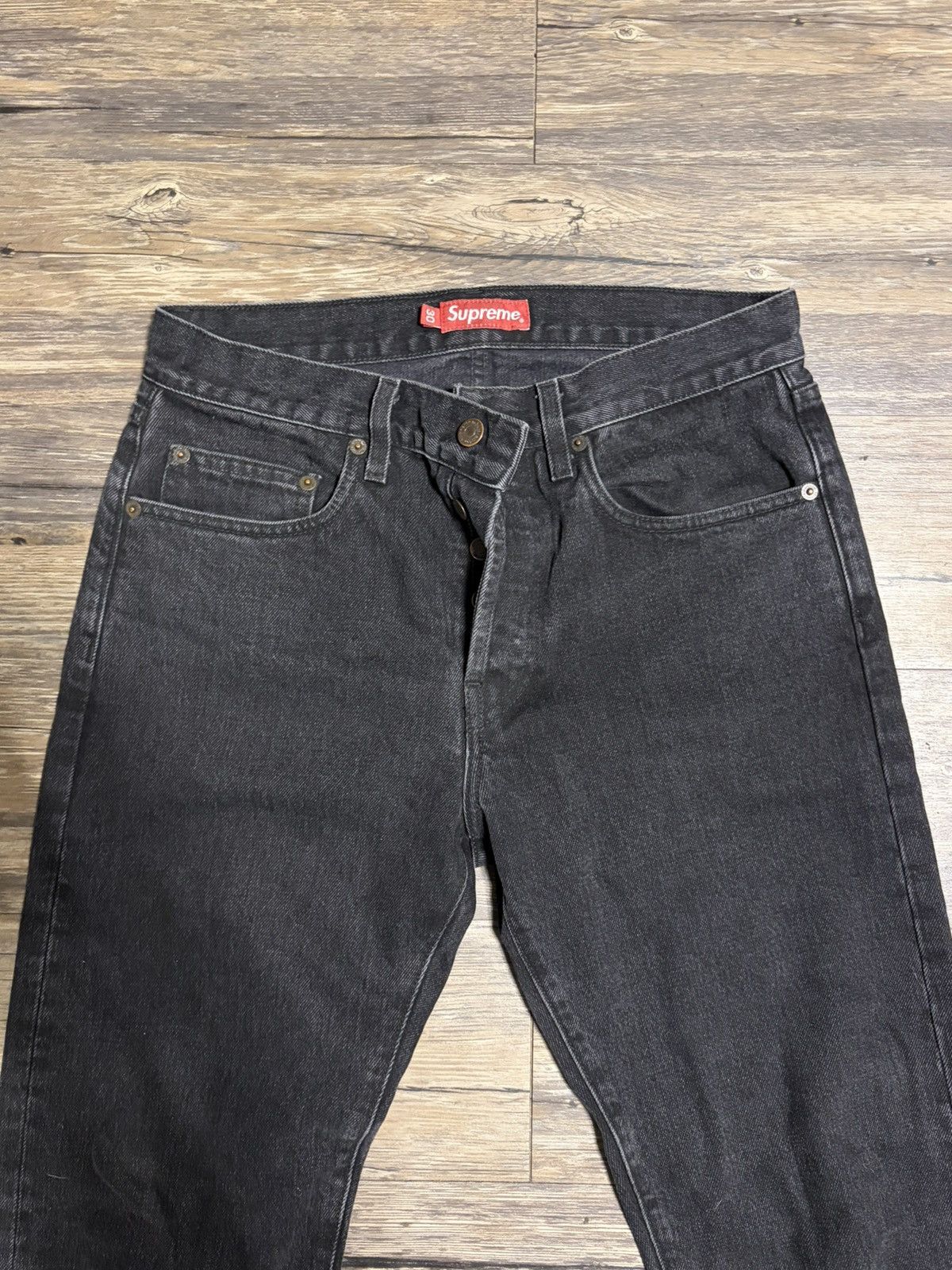 30 supreme stone washed black slim jean 30 supreme stone Washed 