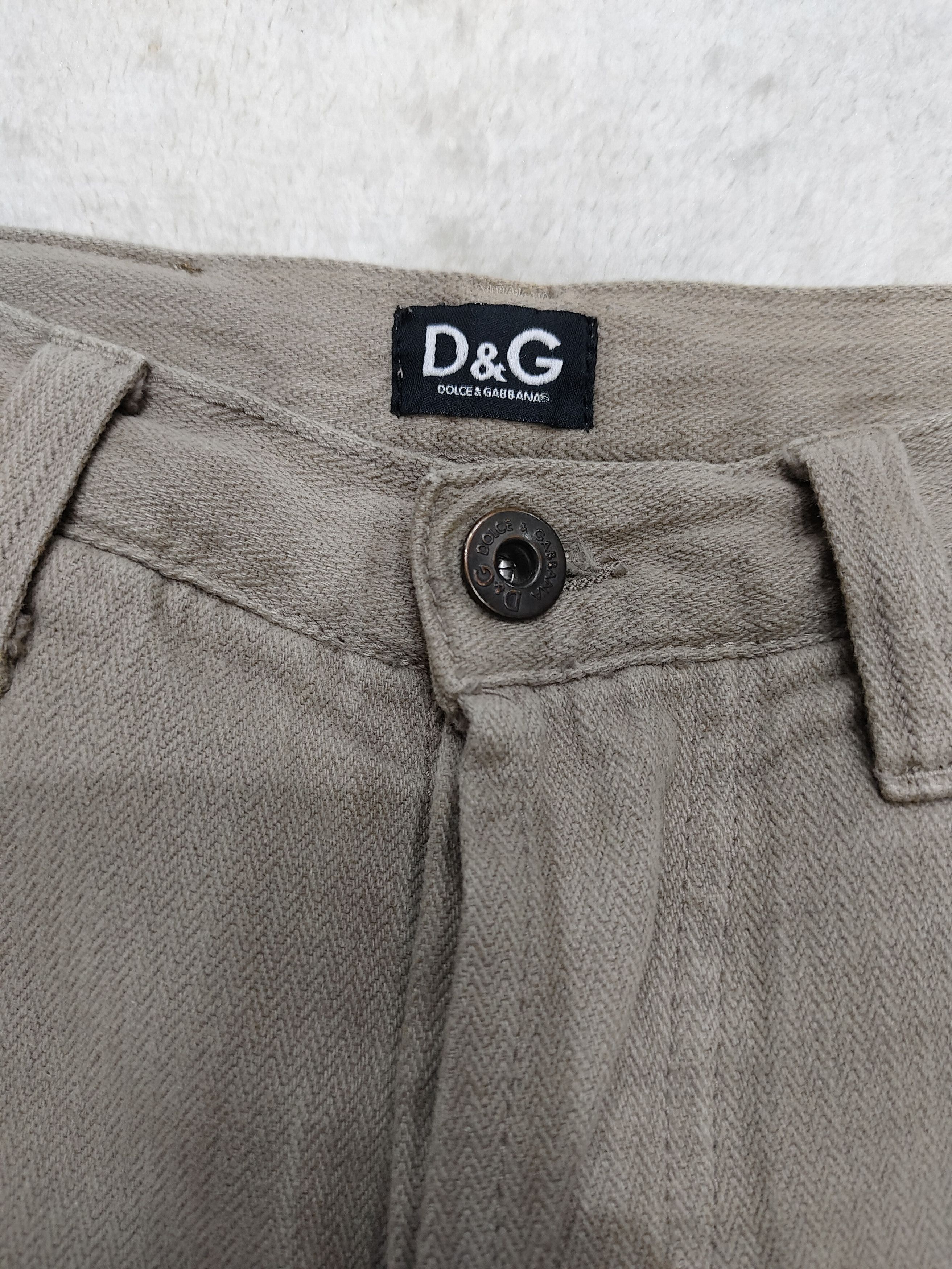 Dolce & Gabbana 💥 Dolce Gabbana Double Pocket Y2K Baggy Jeans Size US 31 - 7 Thumbnail