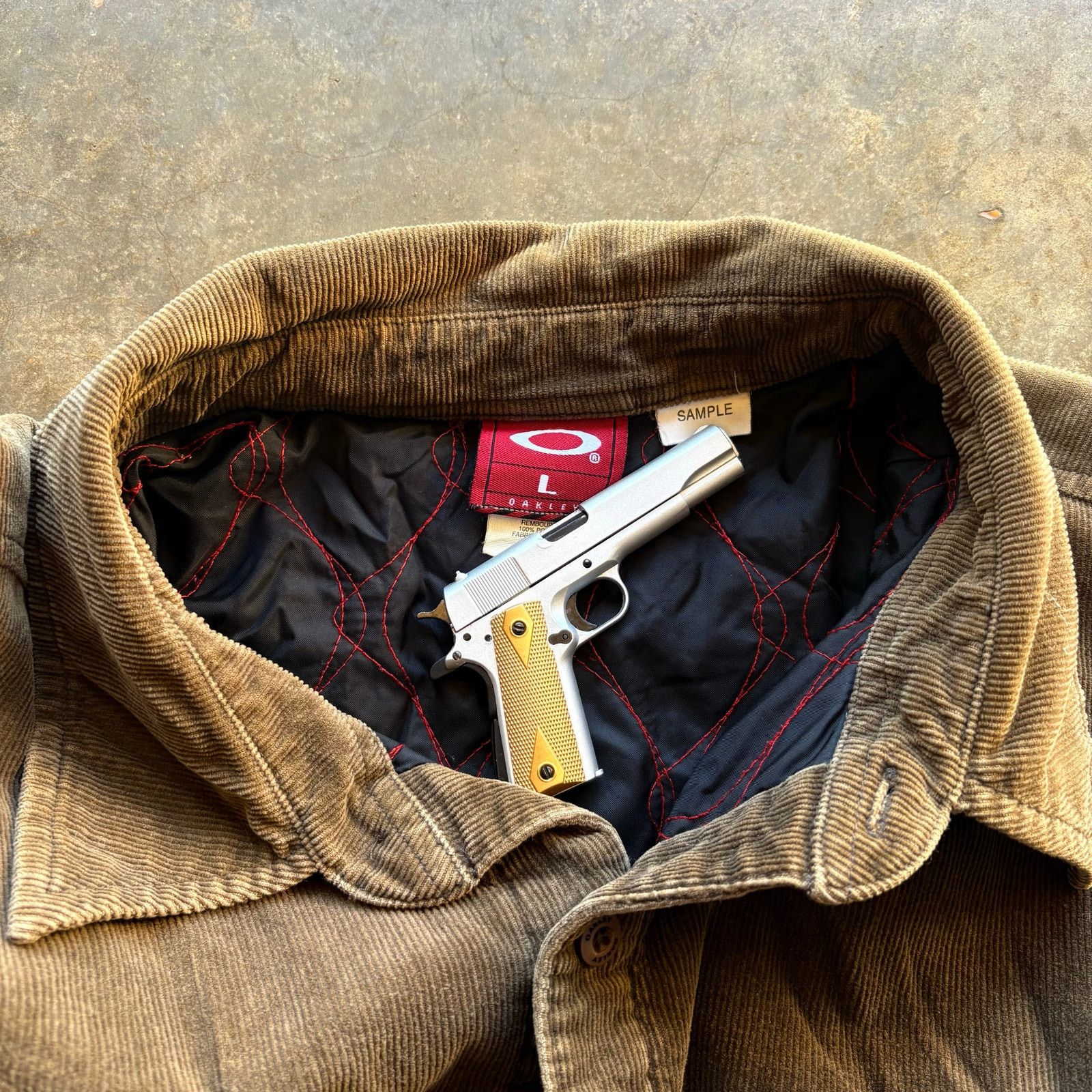 Oakley Crazy Vintage Oakley SAMPLE Button Down Shirt Jacket Size US L / EU 52-54 / 3 - 5 Thumbnail