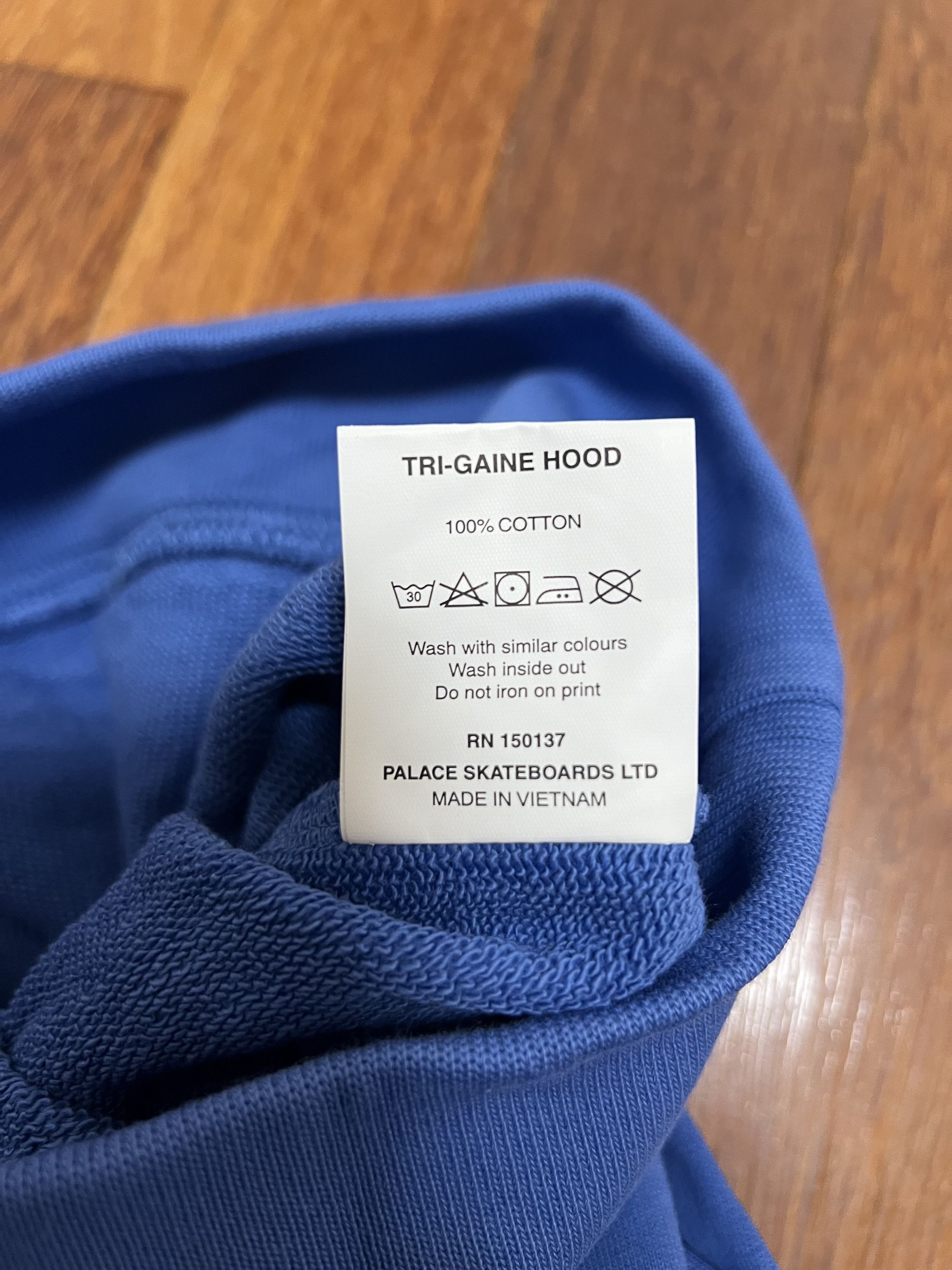 Palace 💚 2020 Palace Tri-Gaine Hoodie Blue Large NEW Size US L / EU 52-54 / 3 - 9 Thumbnail