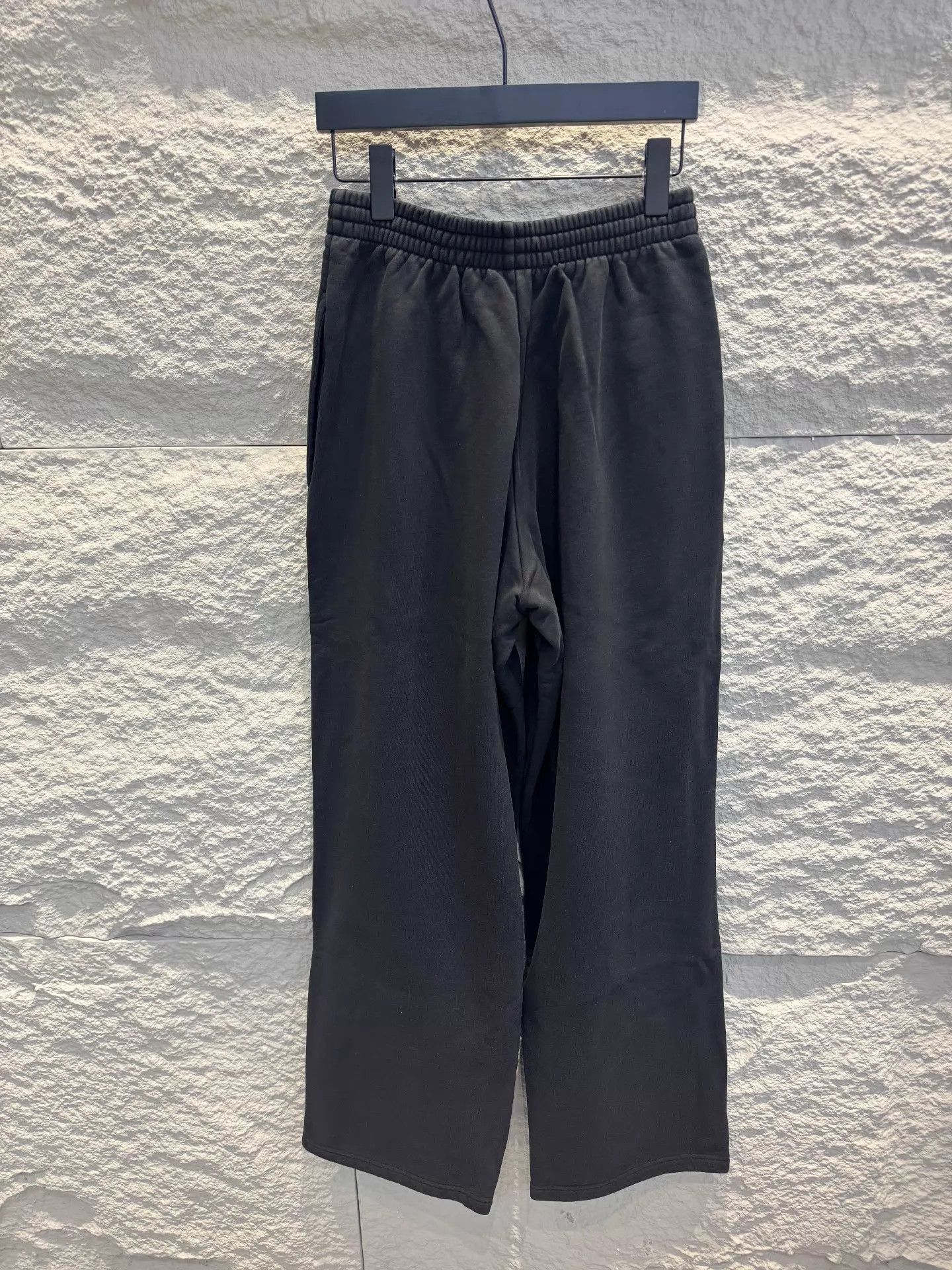 Balenciaga Black Sweatpants with Elastic Waist, Size 28 Size US 28 / EU 44 - 3 Thumbnail