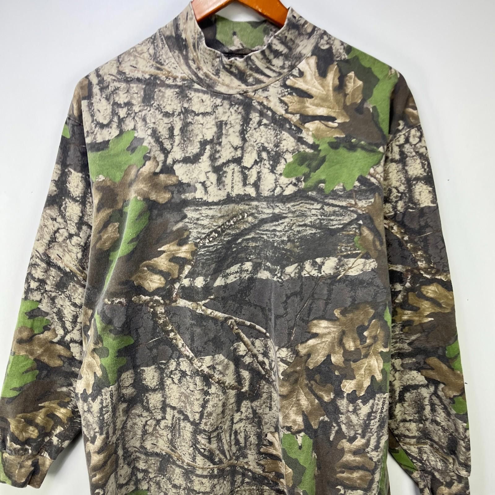 Jerzees Vintage Real tree Camo Jerzees Long Sleeve Shirt Large Size US L / EU 52-54 / 3 - 2 Thumbnail