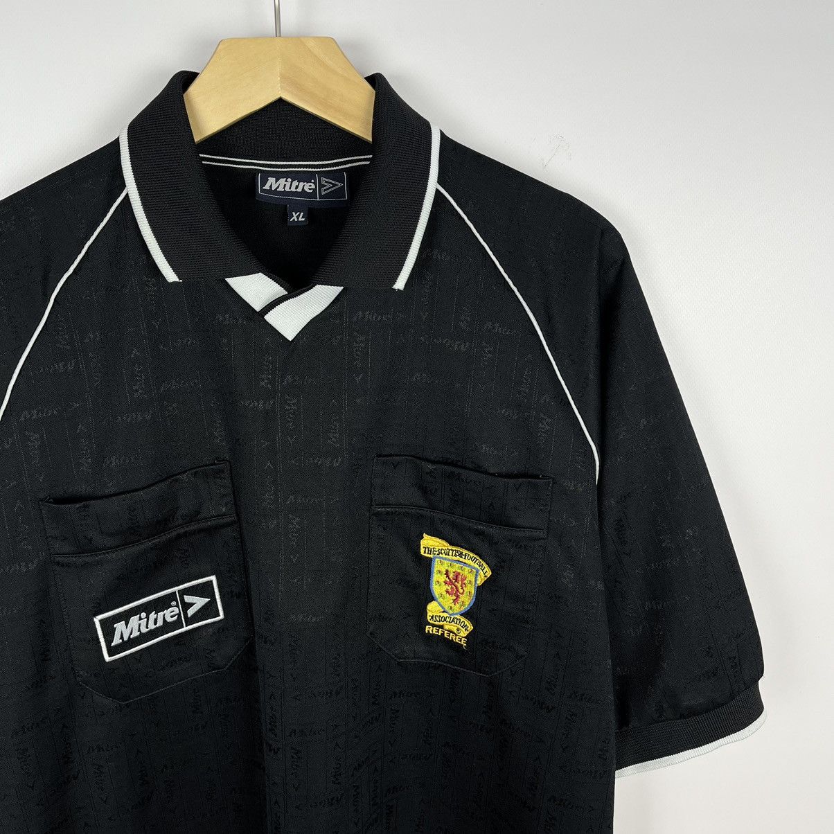 Vintage Vintage Scotland Mitre referee soccer jersey tee 1998/00 Size US XL / EU 56 / 4 - 2 Thumbnail