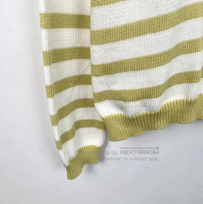 Max Mara MaxMara Striped Cotton Pullover Sweater . Size L / US 10 / IT 46 - 5 Thumbnail