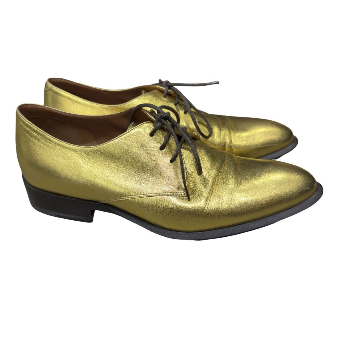 Celine Phoebe Philo Celine Paris Calf Skin Leather Lace Up Derby Size US 8 / EU 41 - 2 Thumbnail