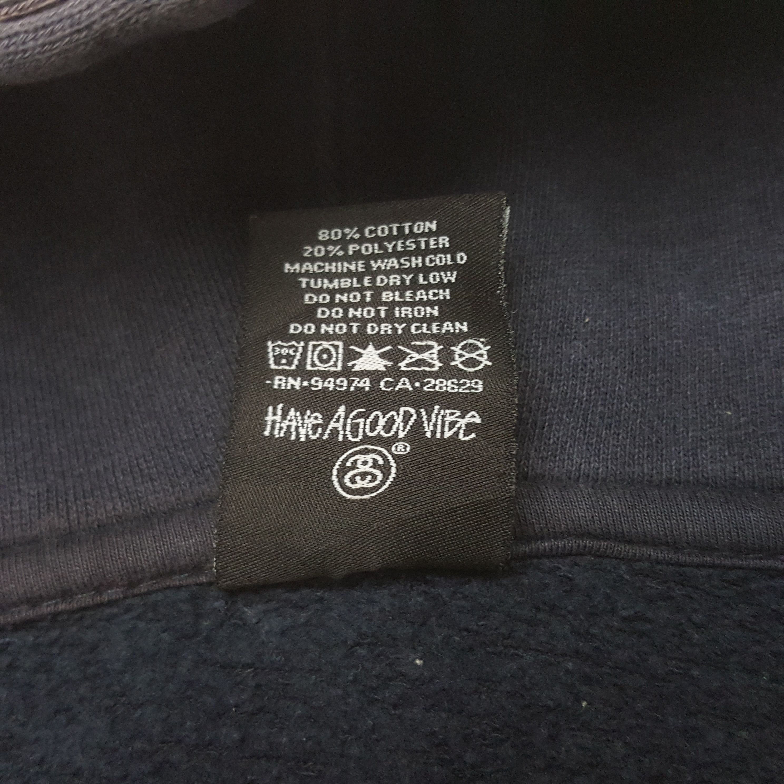 Stussy × Vintage Vintage Stussy Big Design Sweatshirt Hoodies Size US M / EU 48-50 / 2 - 6 Thumbnail