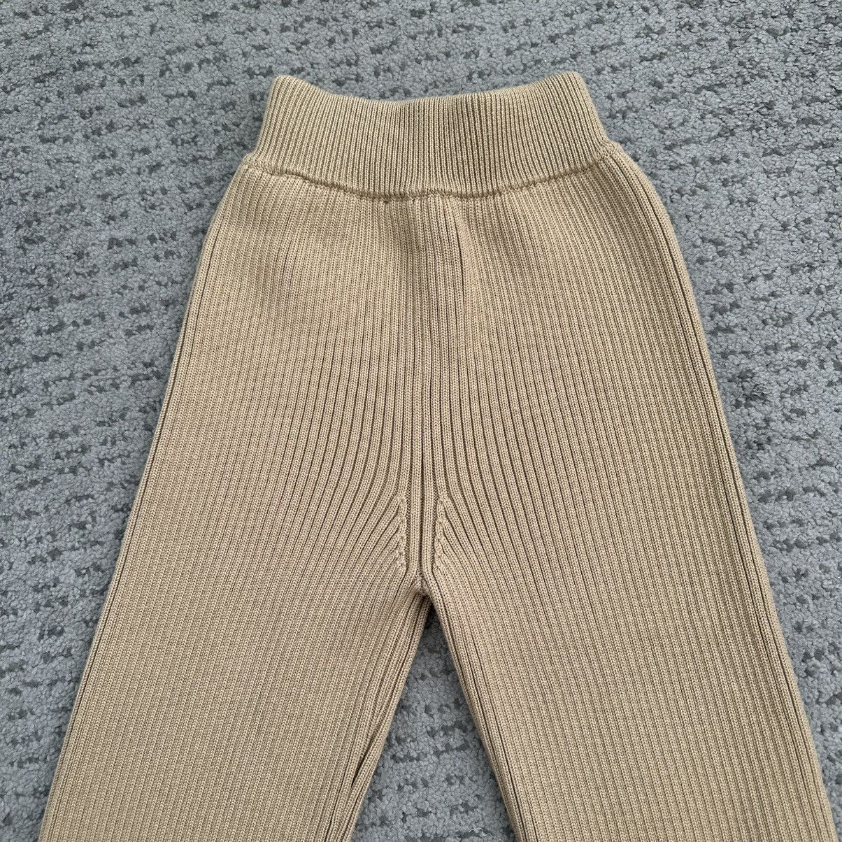 AMI Ami Paris Camel Merino wool straight knit pants Size US 28 / EU 44 - 3 Thumbnail