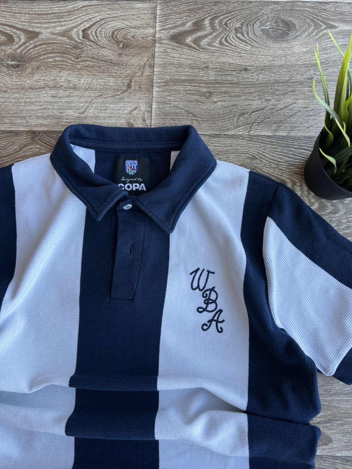 Vintage 🔥 West Bromwich Albion 1978 Retro Polo T Shirt Football Club Size US M / EU 48-50 / 2 - 2 Thumbnail