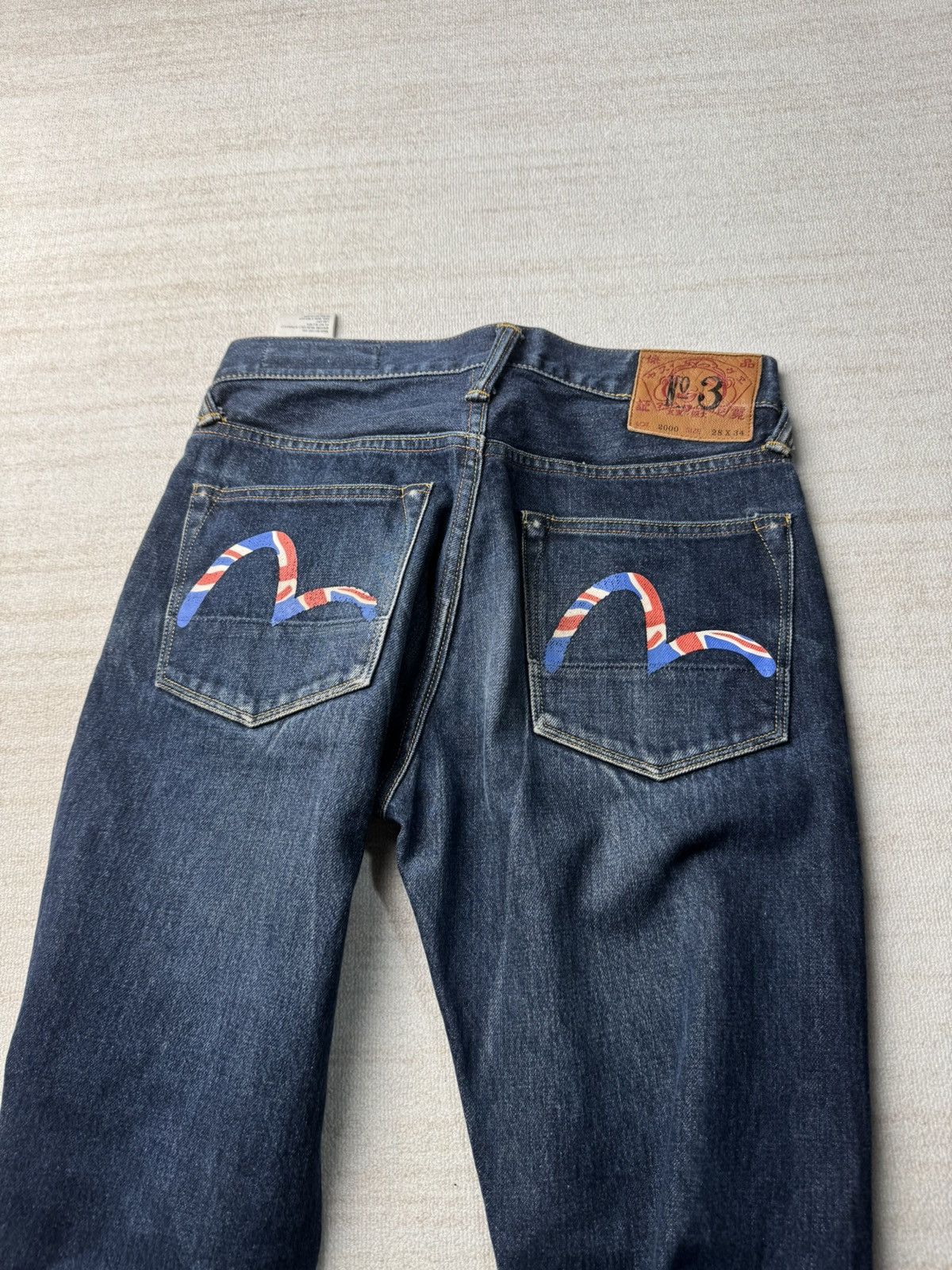 Evisu UK🇬🇧 logo denim 28x34 Size US 28 / EU 44 - 1 Thumbnail