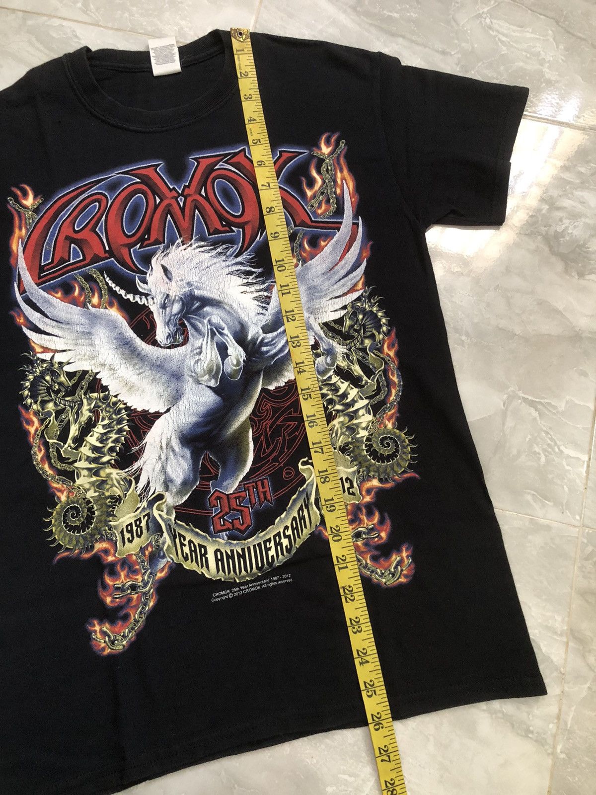 Band Tees Cromok 25th Anniversary Concert Tee 2012 Size US S / EU 44-46 / 1 - 11 Thumbnail