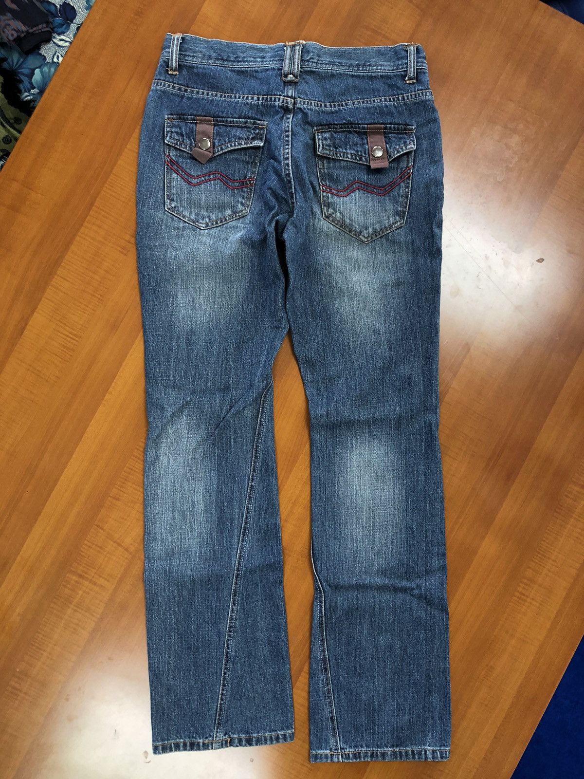 Japanese Brand Menz-Styles Streetwear Flare Jeans Size US 30 / EU 46 - 11 Thumbnail