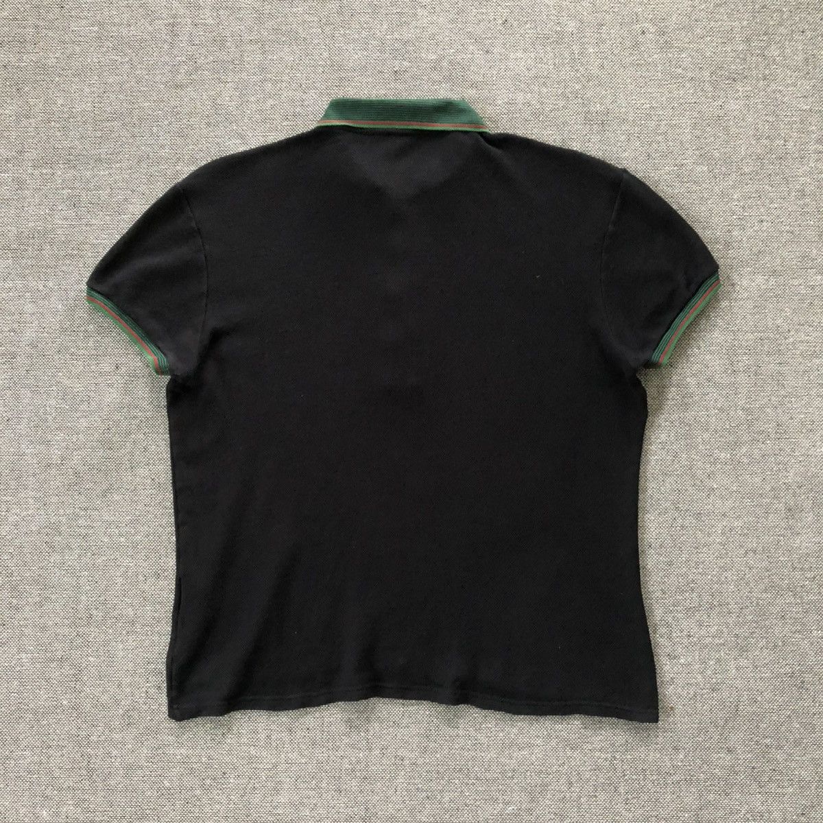 Gucci GUCCI Logo GG Embroidery Stripe Polo Shirt Size M / US 6-8 / IT 42-44 - 2 Thumbnail