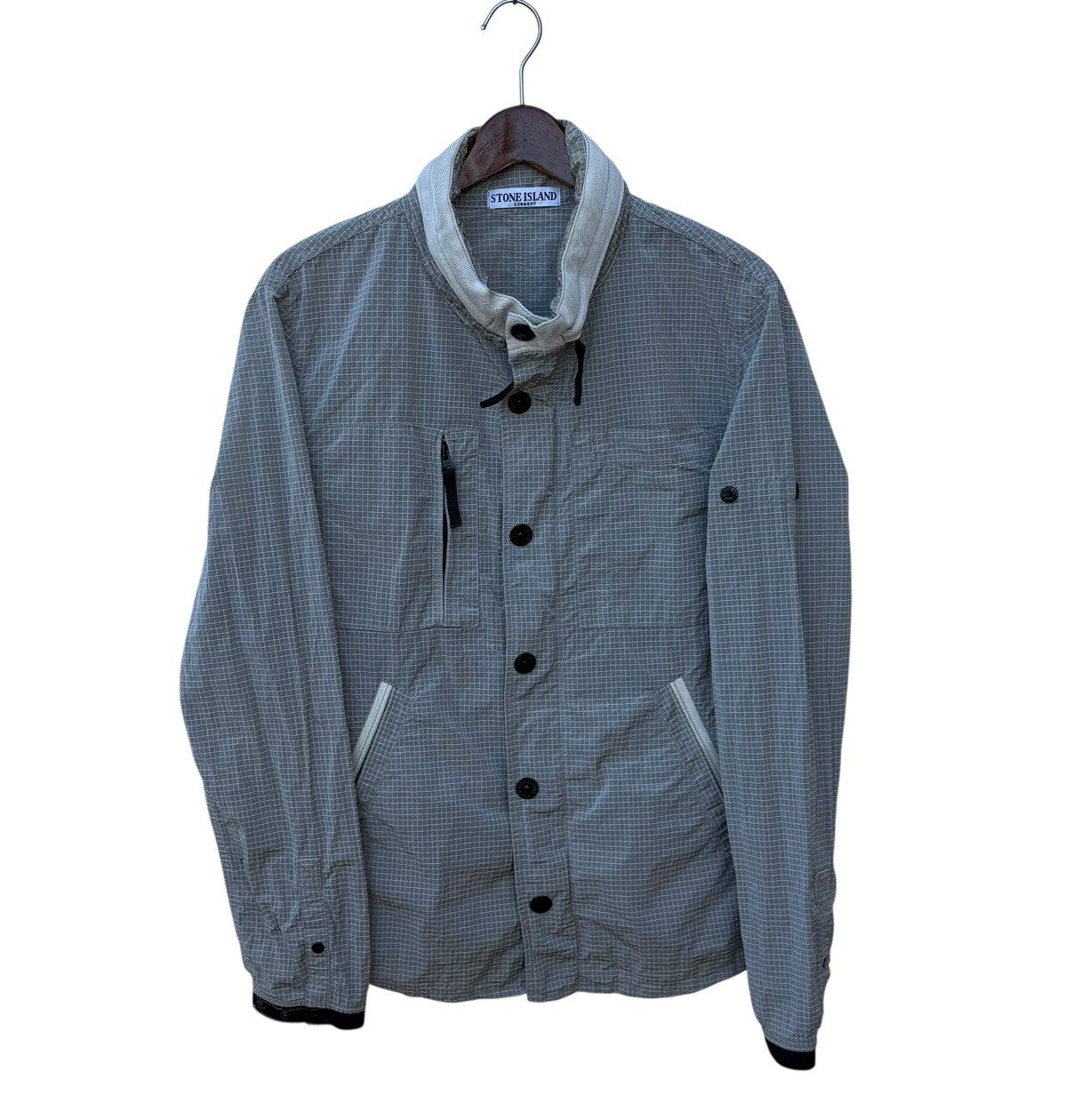 Stone Island Stone Island Nylon Check Jacket Without Patch Size US M / EU 48-50 / 2 - 1 Thumbnail