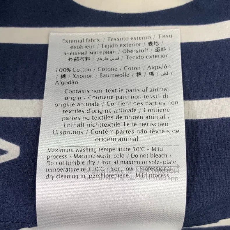 Valentino Valentino Blue letters printed cotton lapel short-sleeved Size US S / EU 44-46 / 1 - 8 Thumbnail