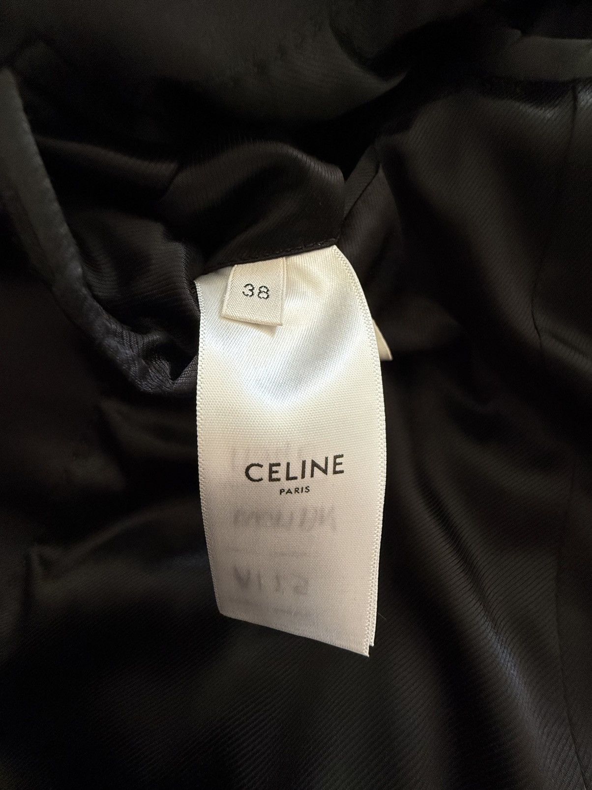 Celine FW25 Celine 1 of 1 sample Chesterfield tuxedo coat Hedi M Size US M / EU 48-50 / 2 - 20 Thumbnail