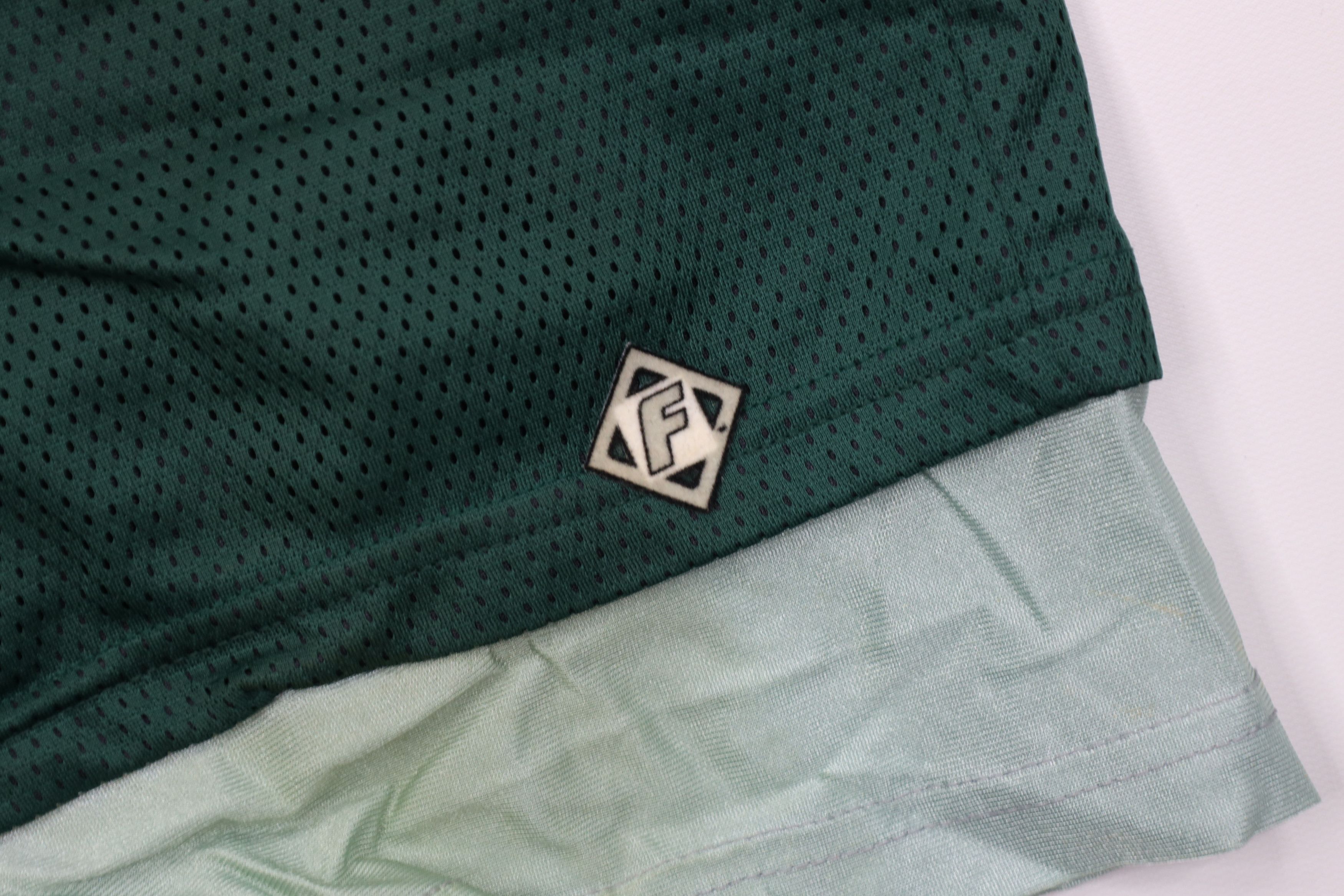 Vintage Vintage 90s Streetwear Layered Above Knee Mesh Shorts Green Size US 32 / EU 48 - 5 Thumbnail