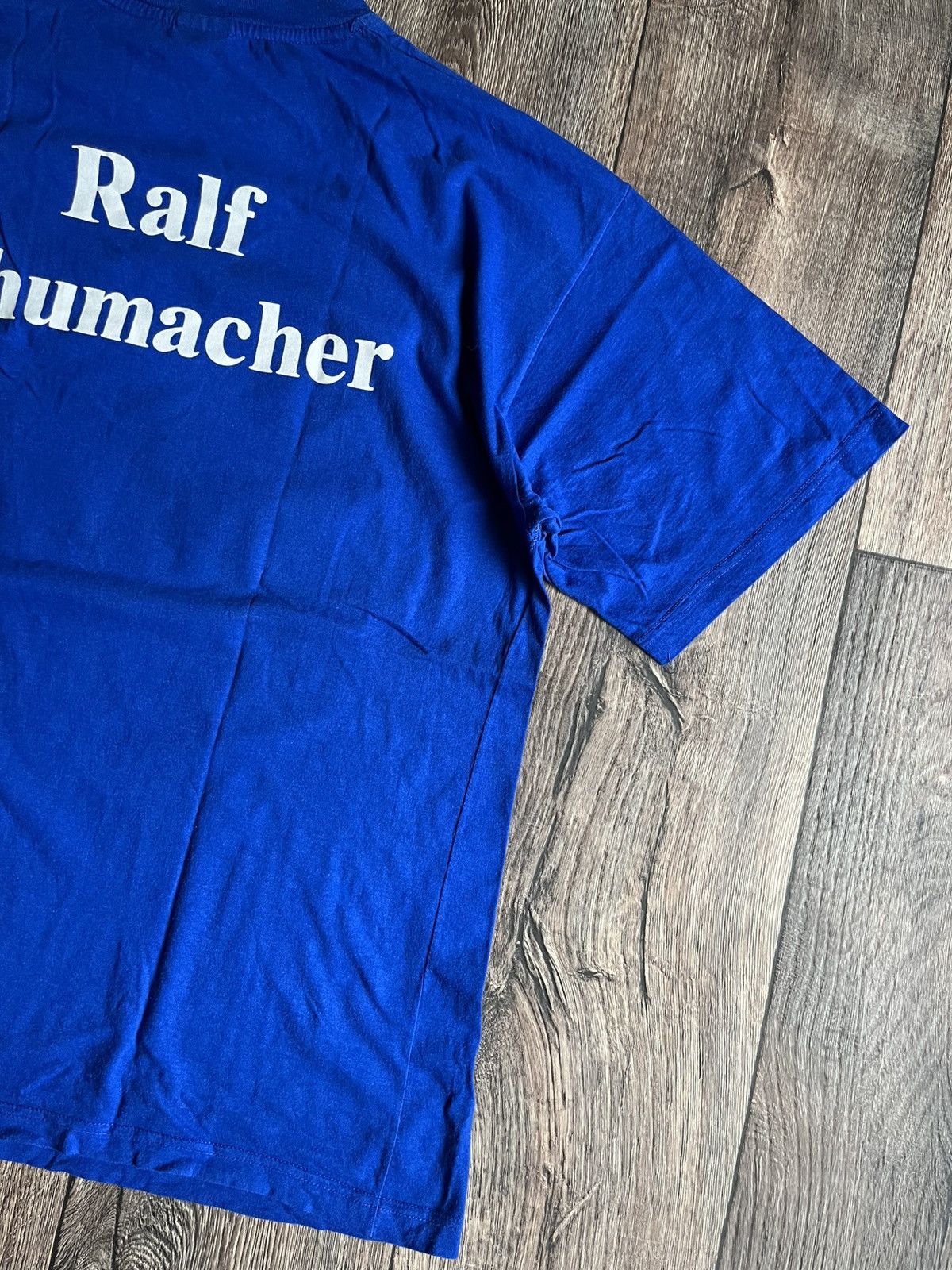 Formula 1 × Vintage Vintage 90s Ralf Schumacher BMW Williams F1 Racing Team Tee Size US XXL / EU 58 / 5 - 11 Thumbnail