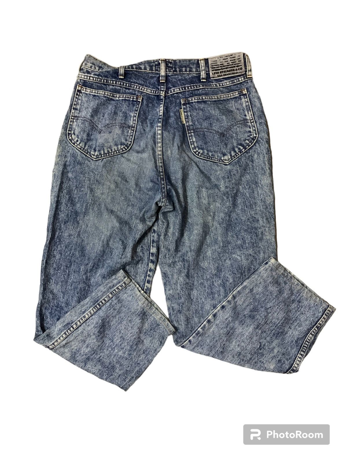 Japanese Brand × Levi's × Levi's Vintage Clothing Vintage Levis Acid Wash Denim Jeans Size US 33 - 2 Thumbnail