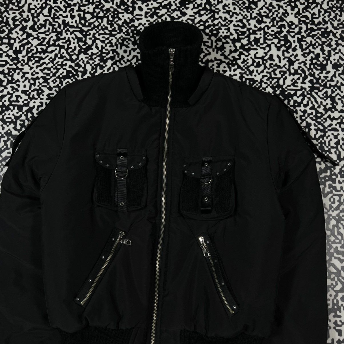 Vintage Y2K Japanese Gothic Opium Style Bondage Bomber