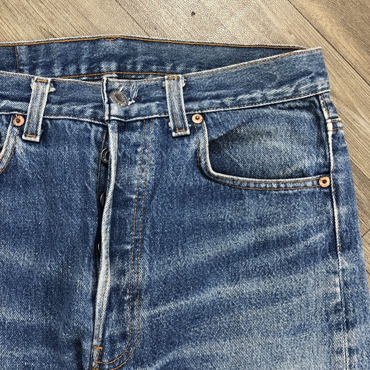 Levi's × Levi's Vintage Clothing × Vintage 🇺🇸90’s Vintage Levis 501XX 31x33 Straight Leg Faded Jeans Size US 29 - 6 Thumbnail
