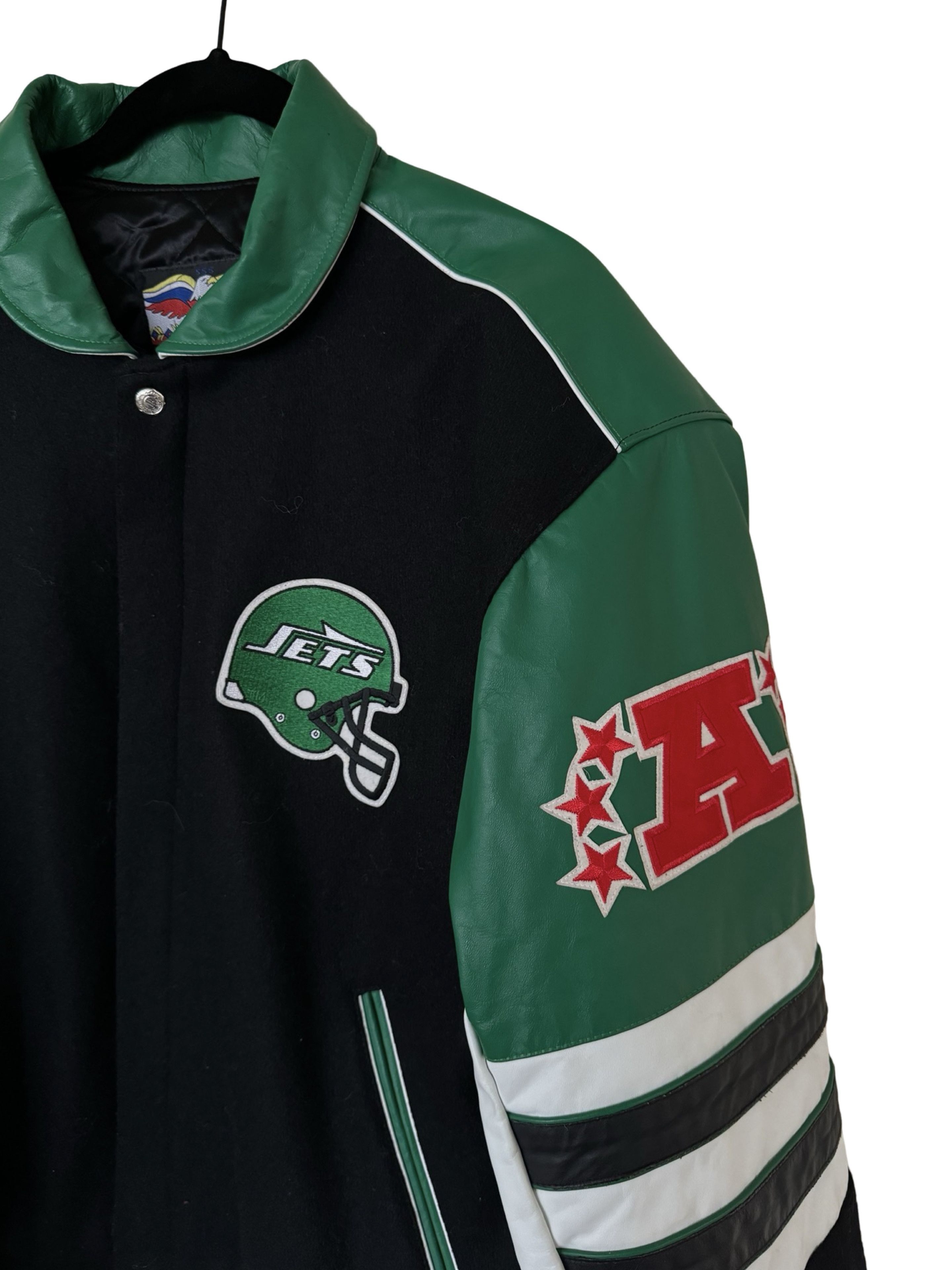 Vintage New York Jets 90's Bomber Jacket Size US XL / EU 56 / 4 - 5 Thumbnail