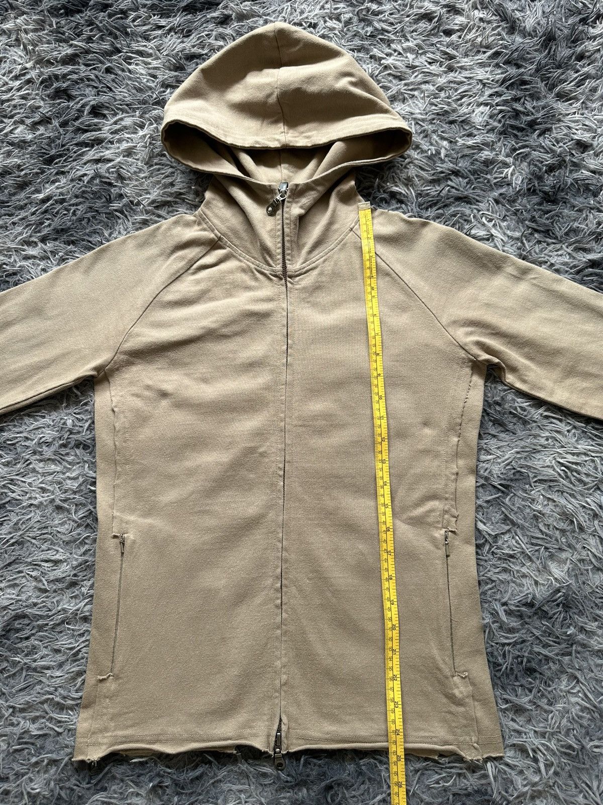 14th Addiction 00's Battalion Japan raw edge slim zipper hoodie Size US S / EU 44-46 / 1 - 13 Thumbnail