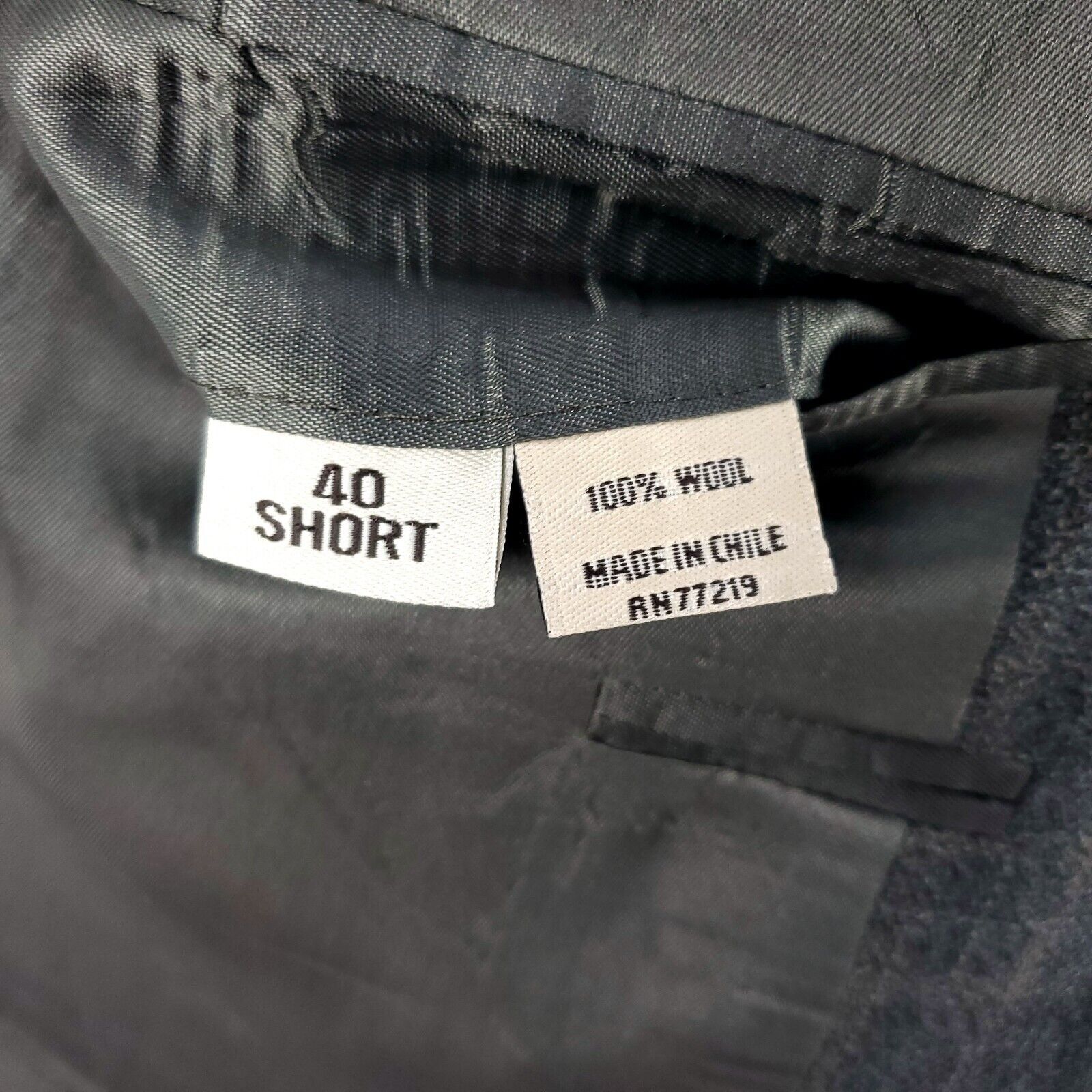 Pronto Uomo Pronto Uomo Wool 2 Button Sport Coat 40S Blue Beige W/ Brown Size 40S - 8 Thumbnail