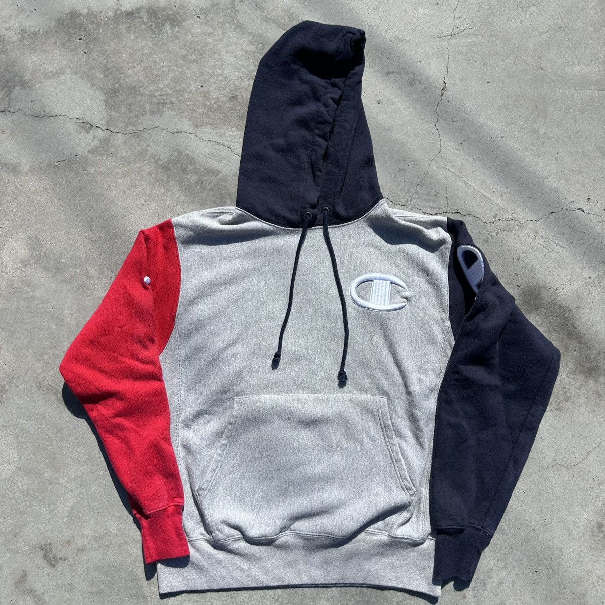 Champion Champion Reverse Weave Tri-Color Hoodie - Mens M Size US L / EU 52-54 / 3 - 1 Thumbnail