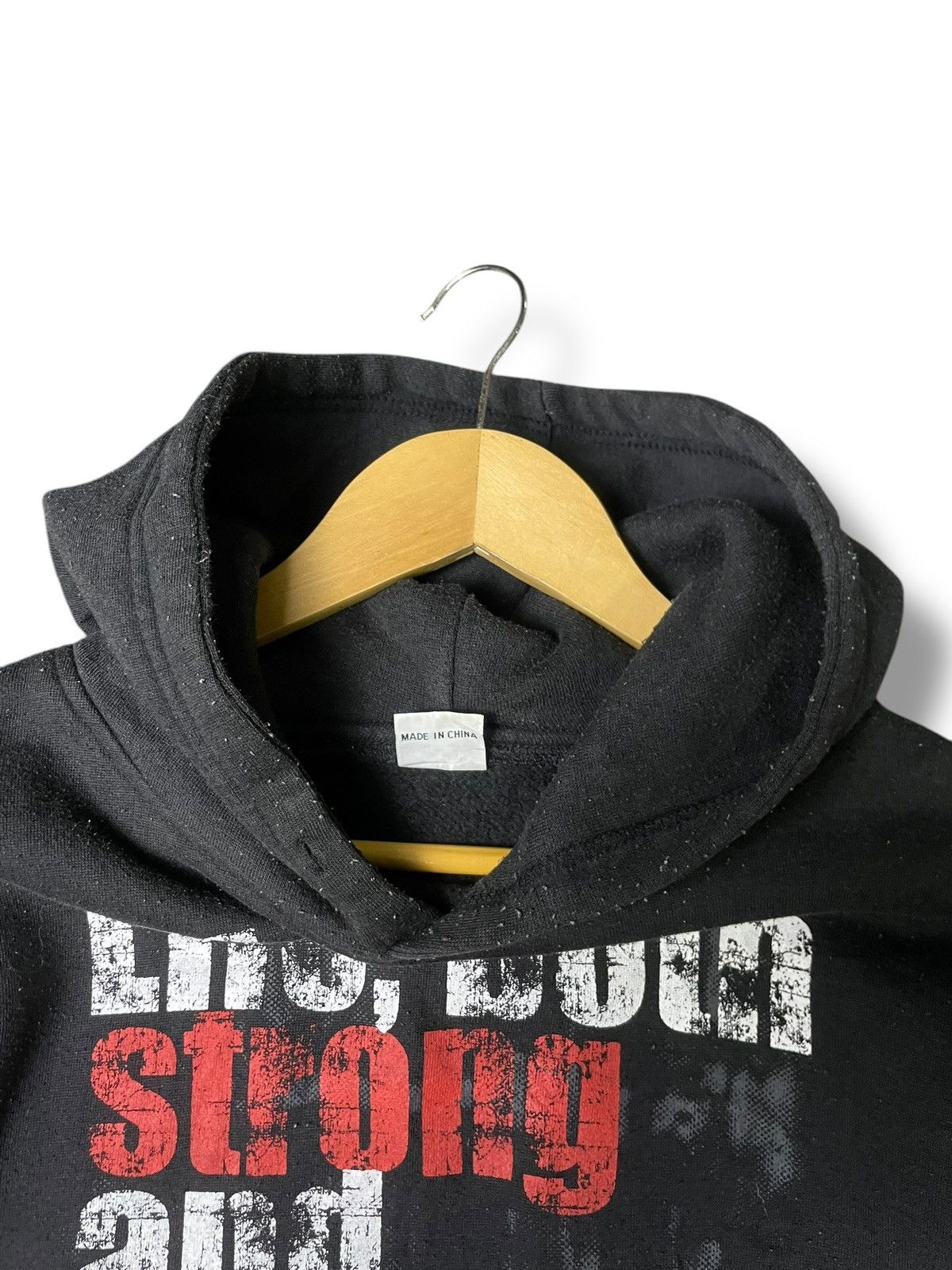 Japanese Brand Collins Brand Spellout Hoodie (53) Size US L / EU 52-54 / 3 - 5 Thumbnail