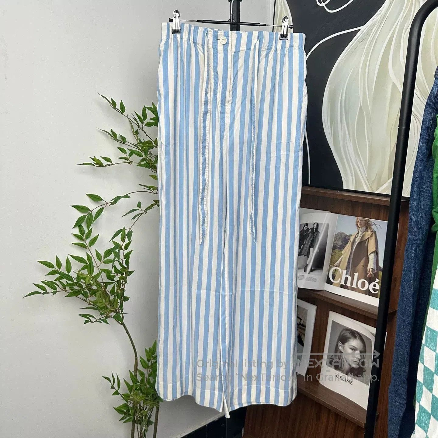 Burberry Burberry Classic Stripe Silk Wide. Size 37" - 4 Thumbnail