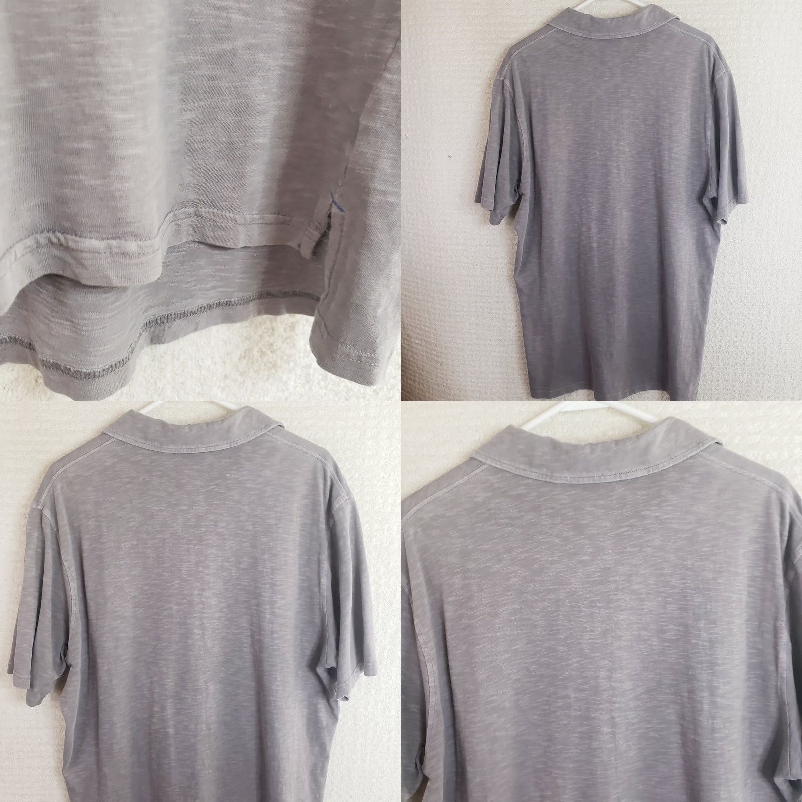 Vintage Southern Marsh Polo Shirt Men’s Large Heather Gray Short Sleeve Performance UV Moisture Wicking Breathable Size US L / EU 52-54 / 3 - 8 Thumbnail
