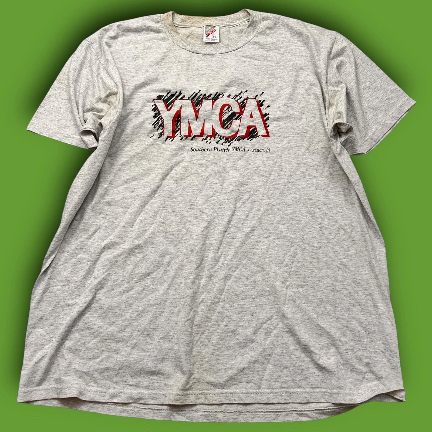 Jerzees Vintage 90s YMCA Church T Shirt Size US XL / EU 56 / 4 - 2 Thumbnail
