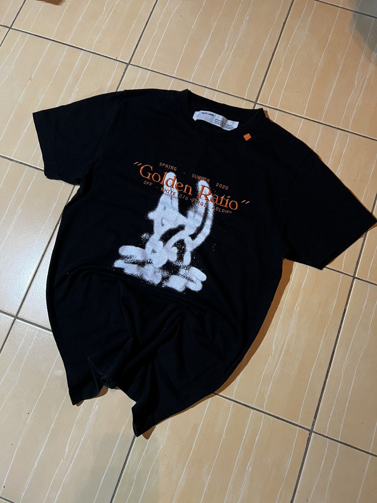 Off-White OFF-WHITE T-SHIRT 20SS Cartoon S Slim Tee OMAA027R20185009 Size US S / EU 44-46 / 1 - 1 Thumbnail