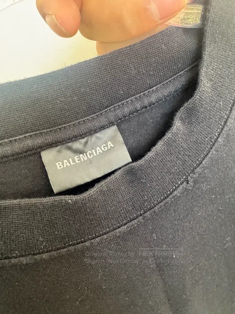 Balenciaga Balenciaga Black Splatter Letter Graffiti Short Sleeve T-S Size US L / EU 52-54 / 3 - 4 Thumbnail