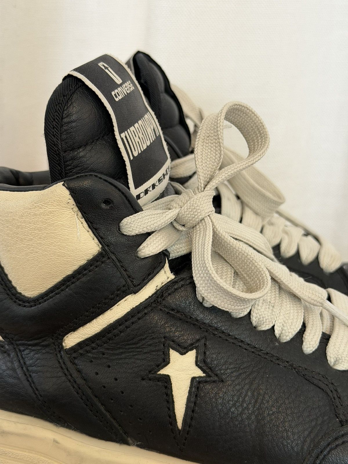 Rick Owens Drkshdw Converse Rick Owens x DRKSHDW TURBOWPN Size US 6.5 / IT 36.5 - 3 Thumbnail