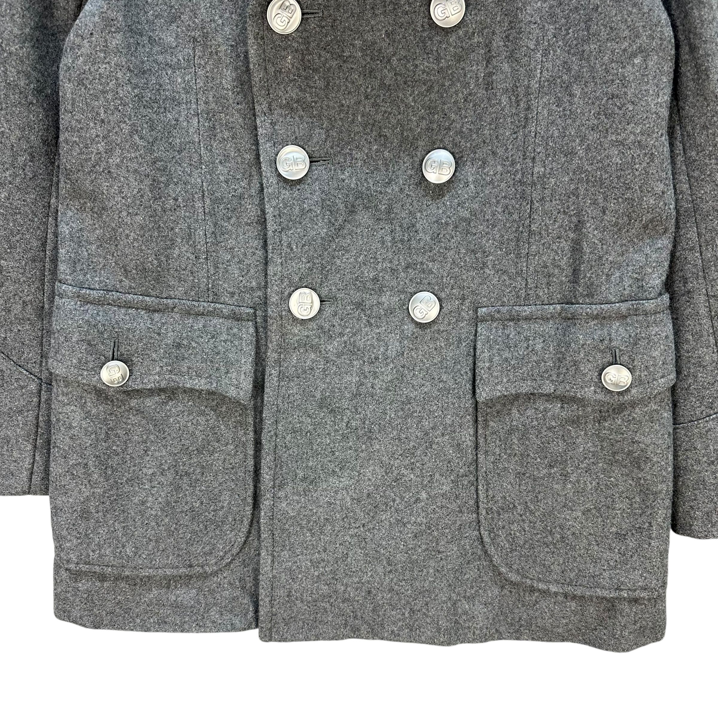GB GB SKINS British Flag Double Breasted Wool Jacket #A69-1663 Size US S / EU 44-46 / 1 - 5 Thumbnail