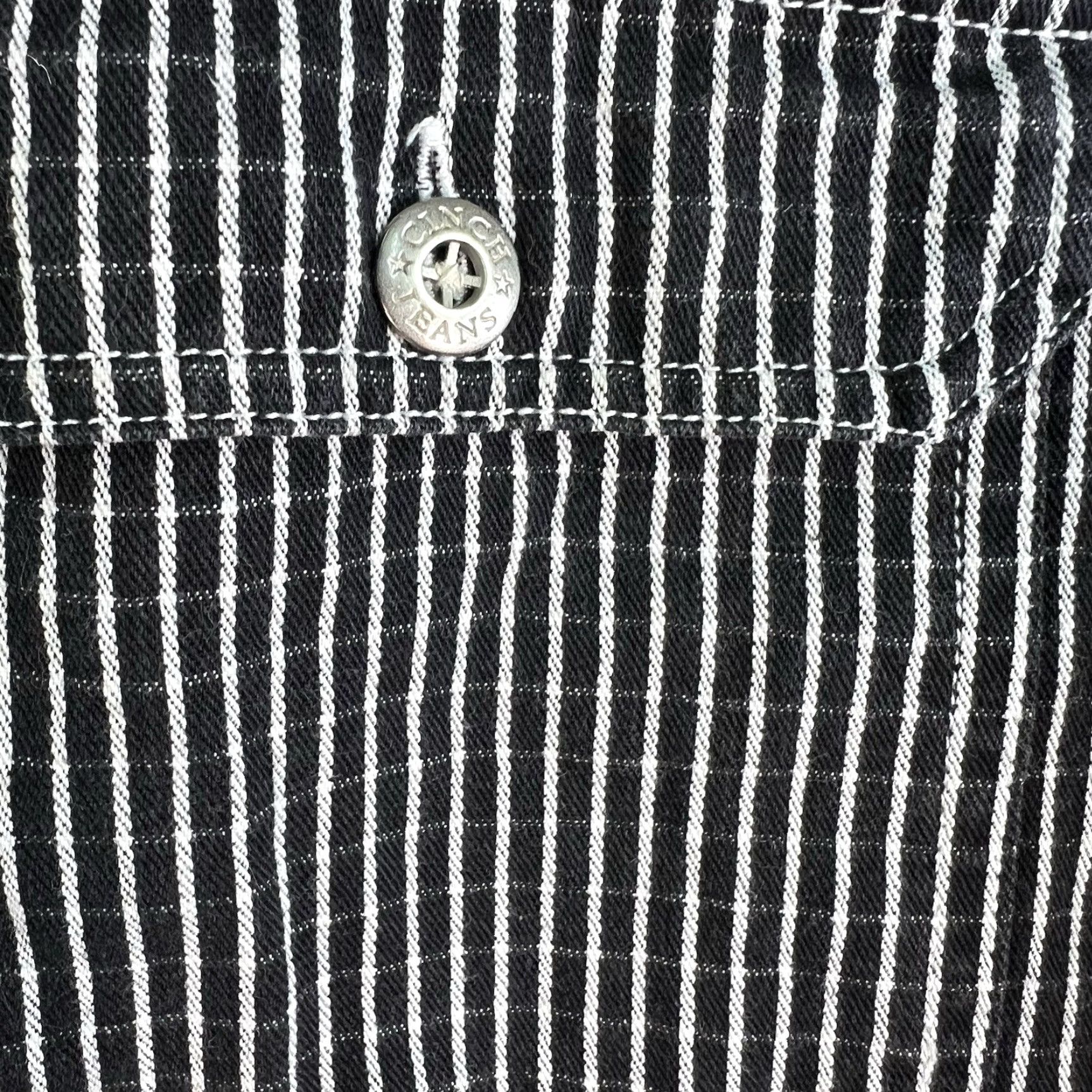 Vintage VINTAGE Cinch Western Striped Button-Up Shirt Mens XL Black Long Sleeve Casual Size US XL / EU 56 / 4 - 4 Thumbnail