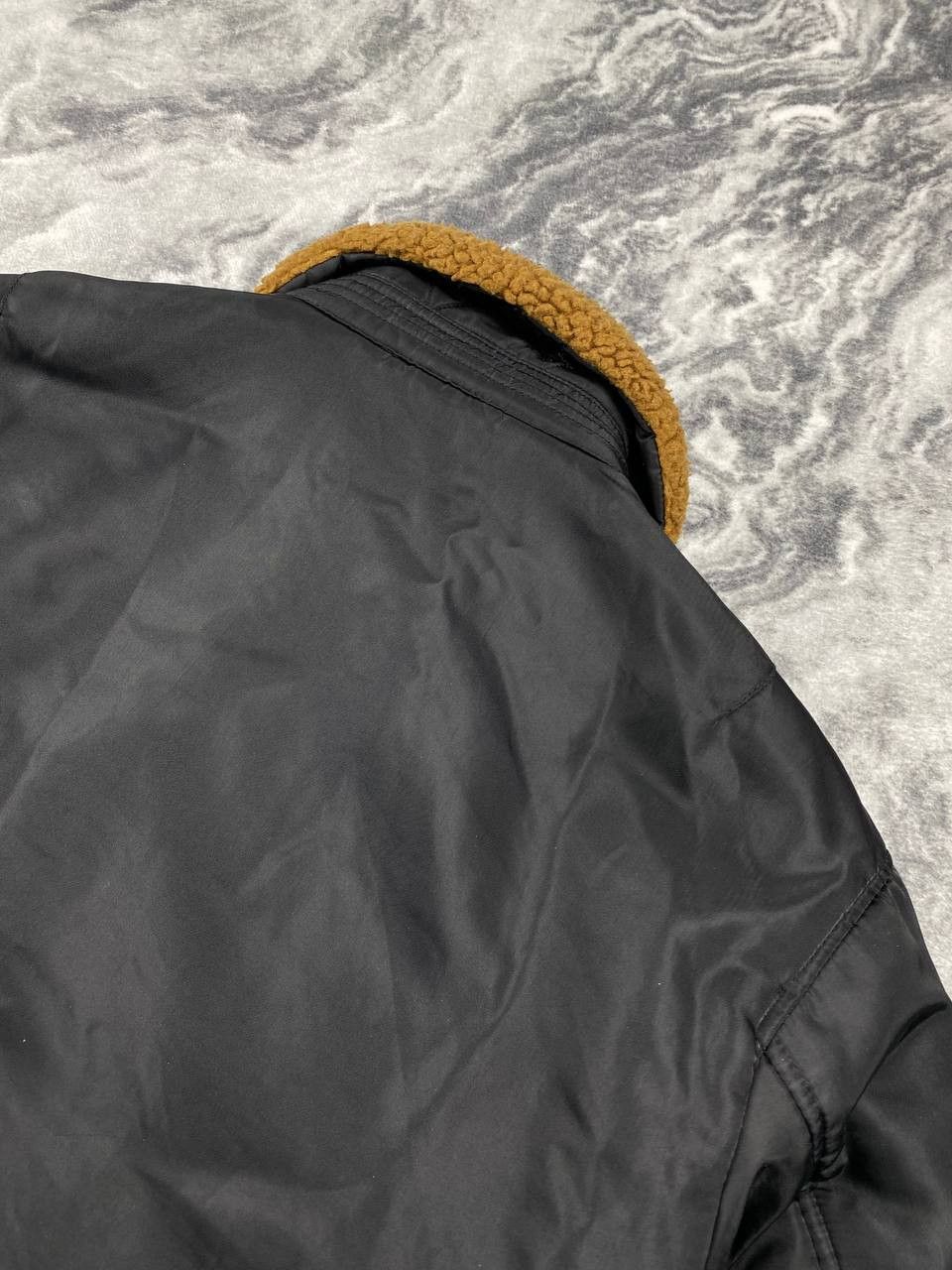 Diesel Vintage Diesel Shearling Bomber Aviator Jacket Size US XXL / EU 58 / 5 - 18 Thumbnail