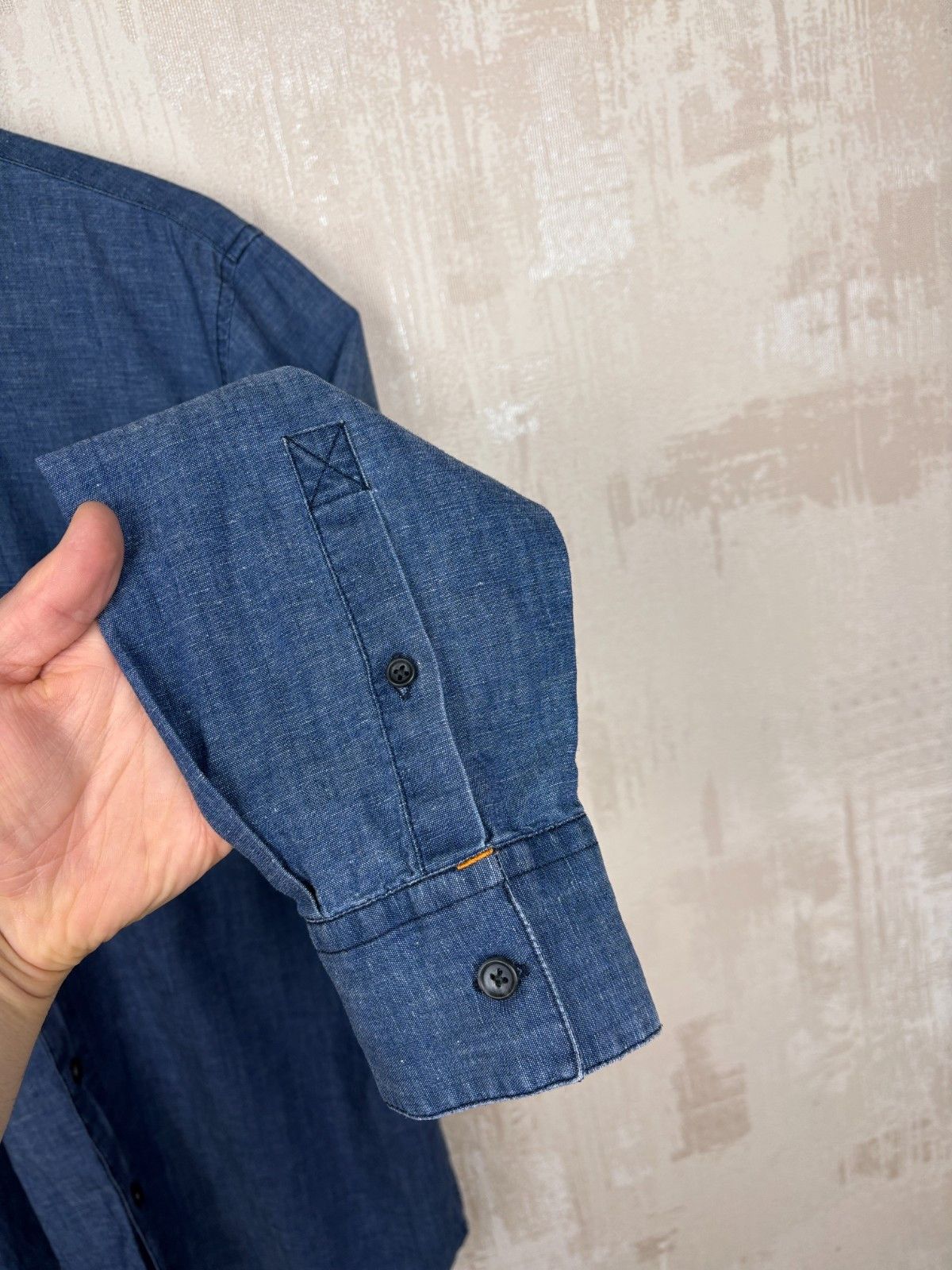 Nudie Jeans Nudie Jeans Stanley Deep Blue Long Sleeve Shirt Button Down Size US M / EU 48-50 / 2 - 8 Thumbnail